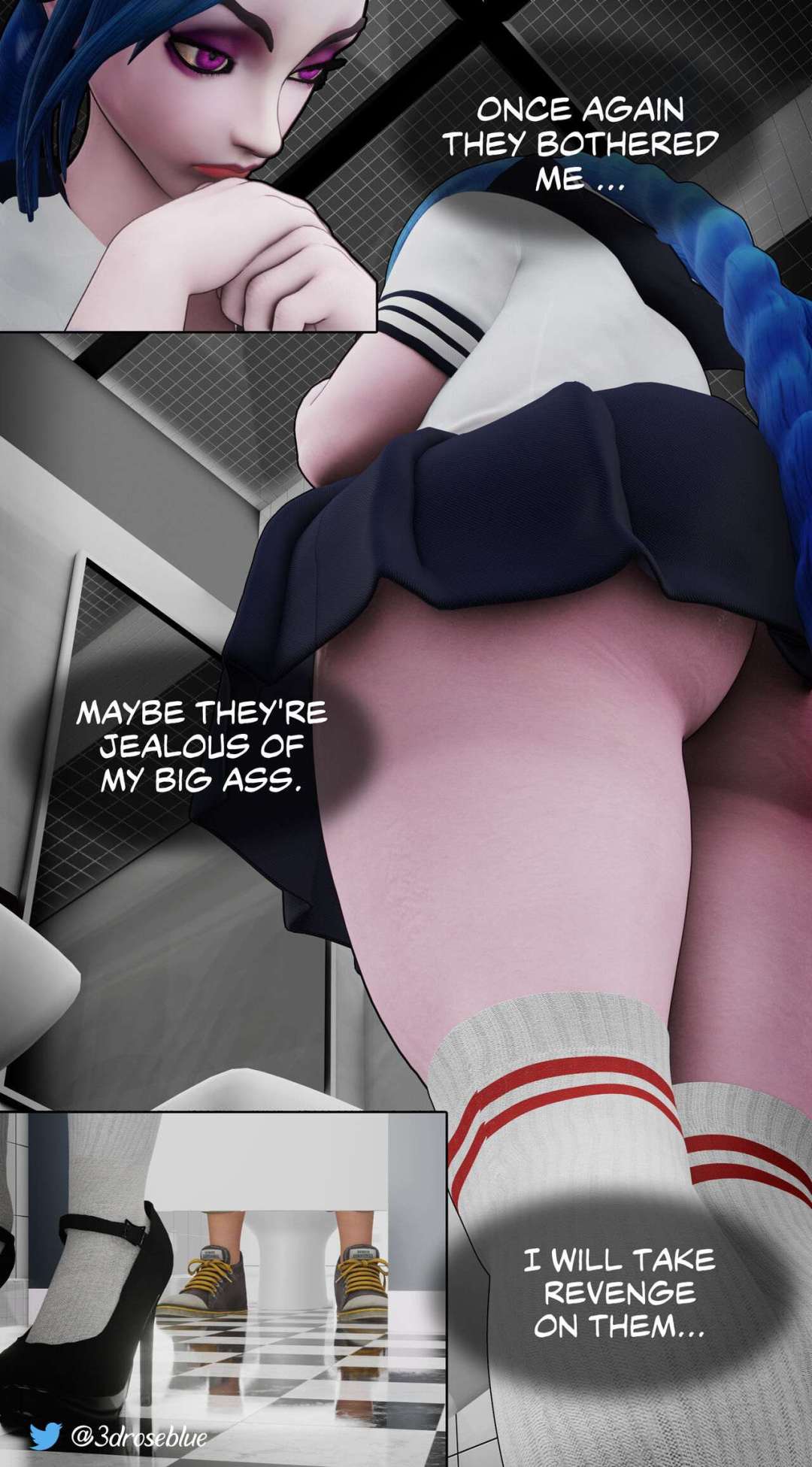Comic Porno Jinx Broken Heart - RoseBlue3D (#2)