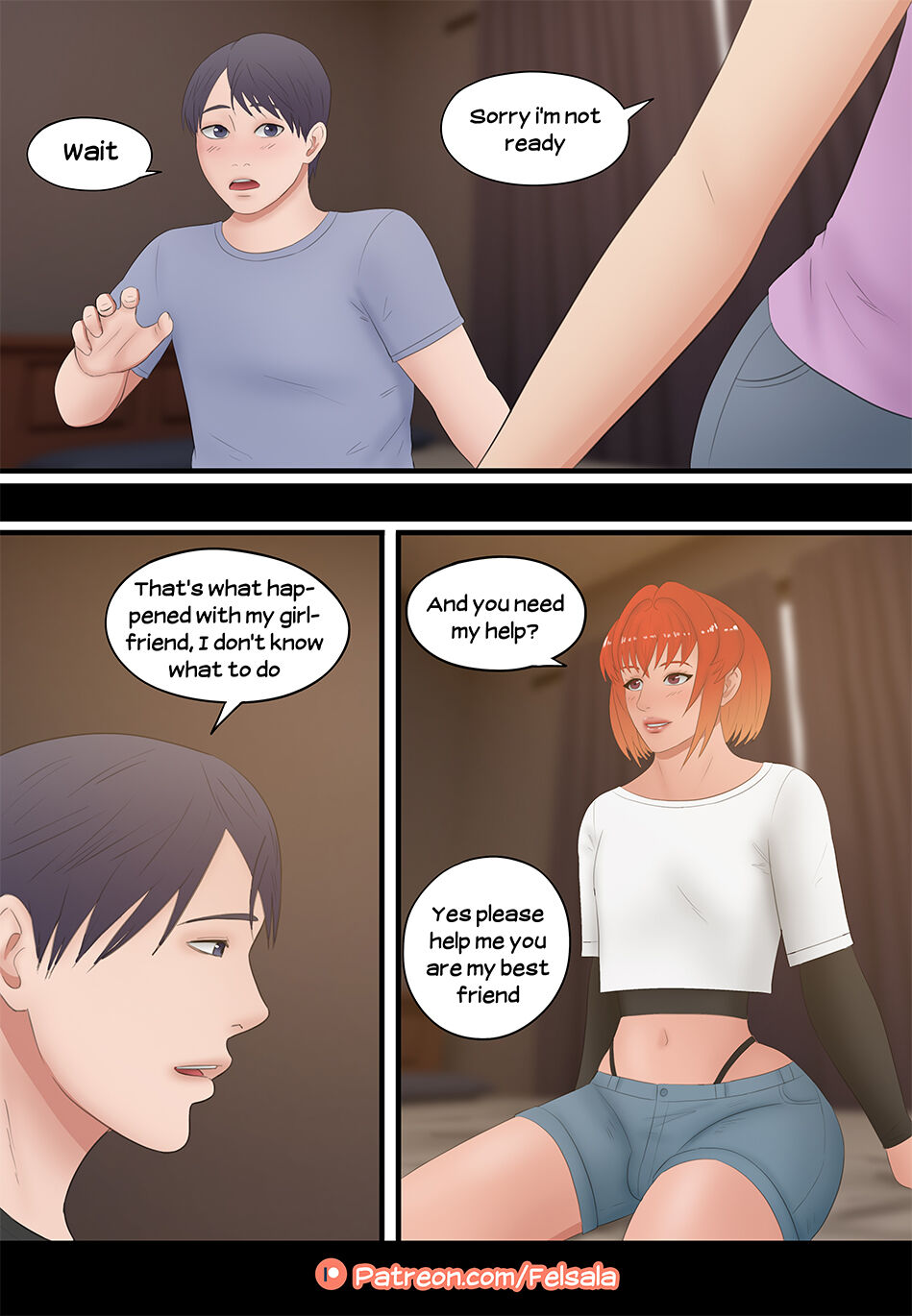 Comic Porno Friends Help Each Other - Felsala (#3)