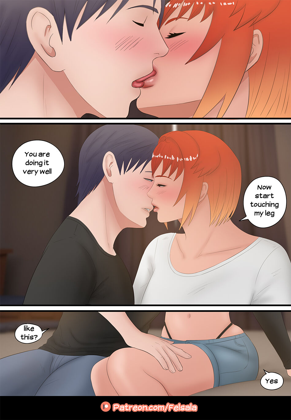 Comic Porno de Friends Help Each Other - Felsala (#8)