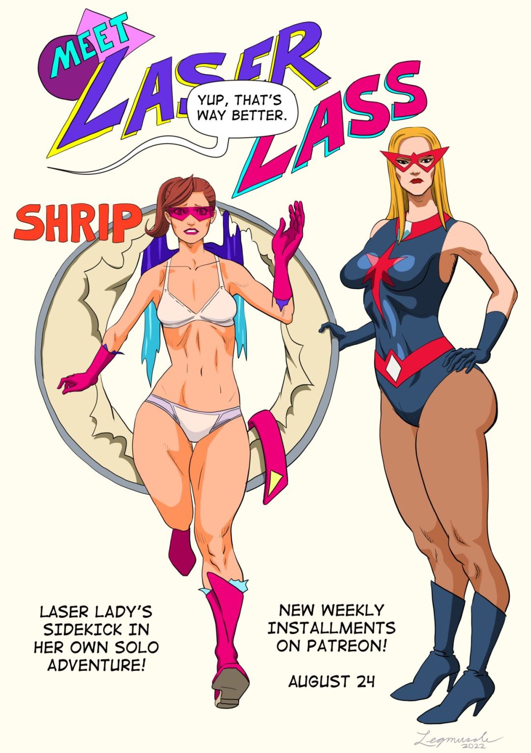 Comic Porno Laser Lass - Legmuscle (#3)