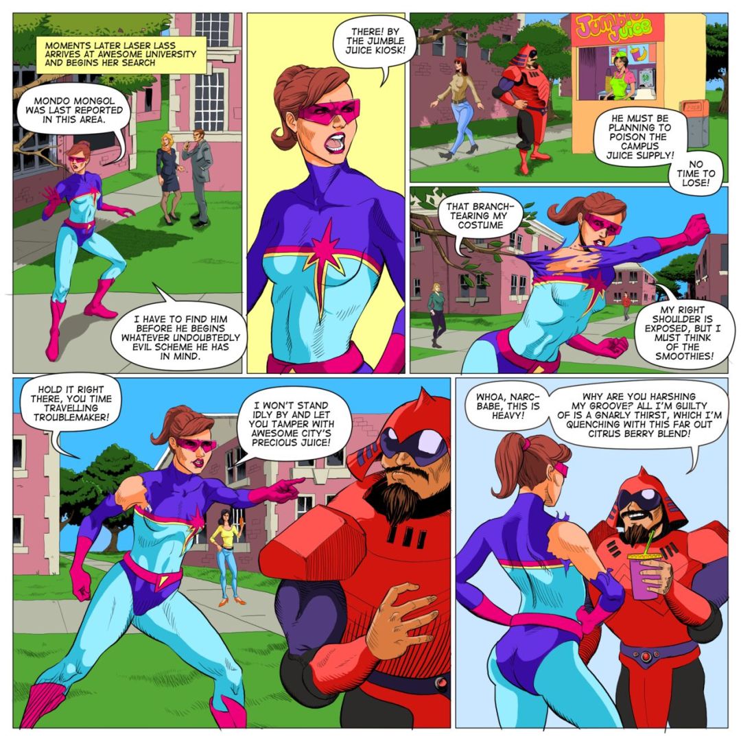 Comic Porno Laser Lass - Legmuscle (#6)