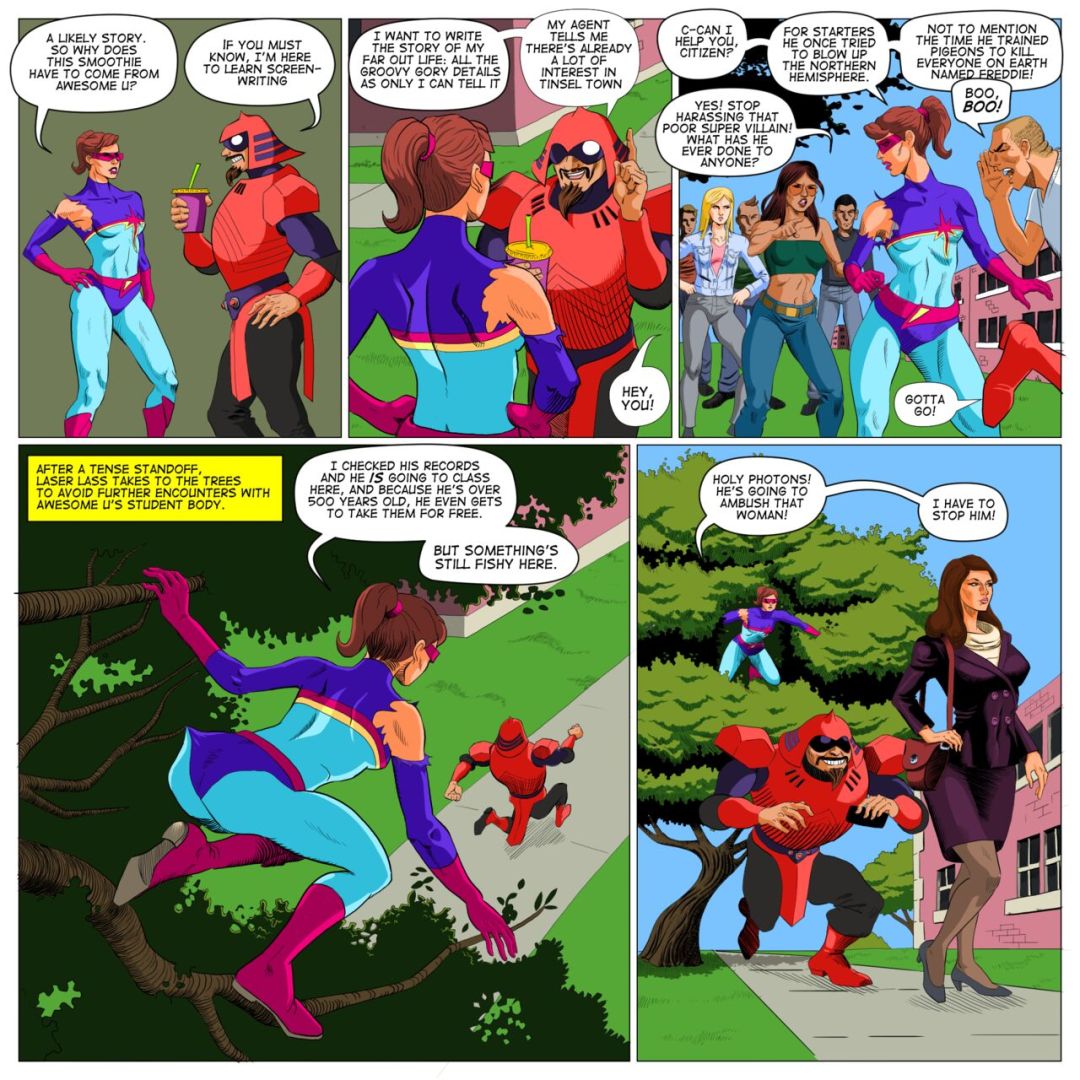 Comic Porno Laser Lass - Legmuscle (#7)