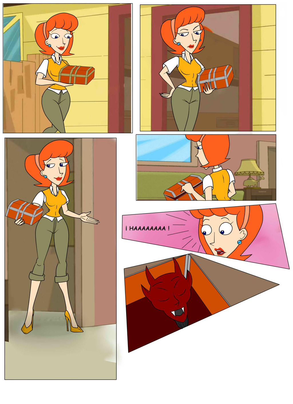 Comic Porno The Thing That Conquered Danvill - Phineas And Ferb (#2)