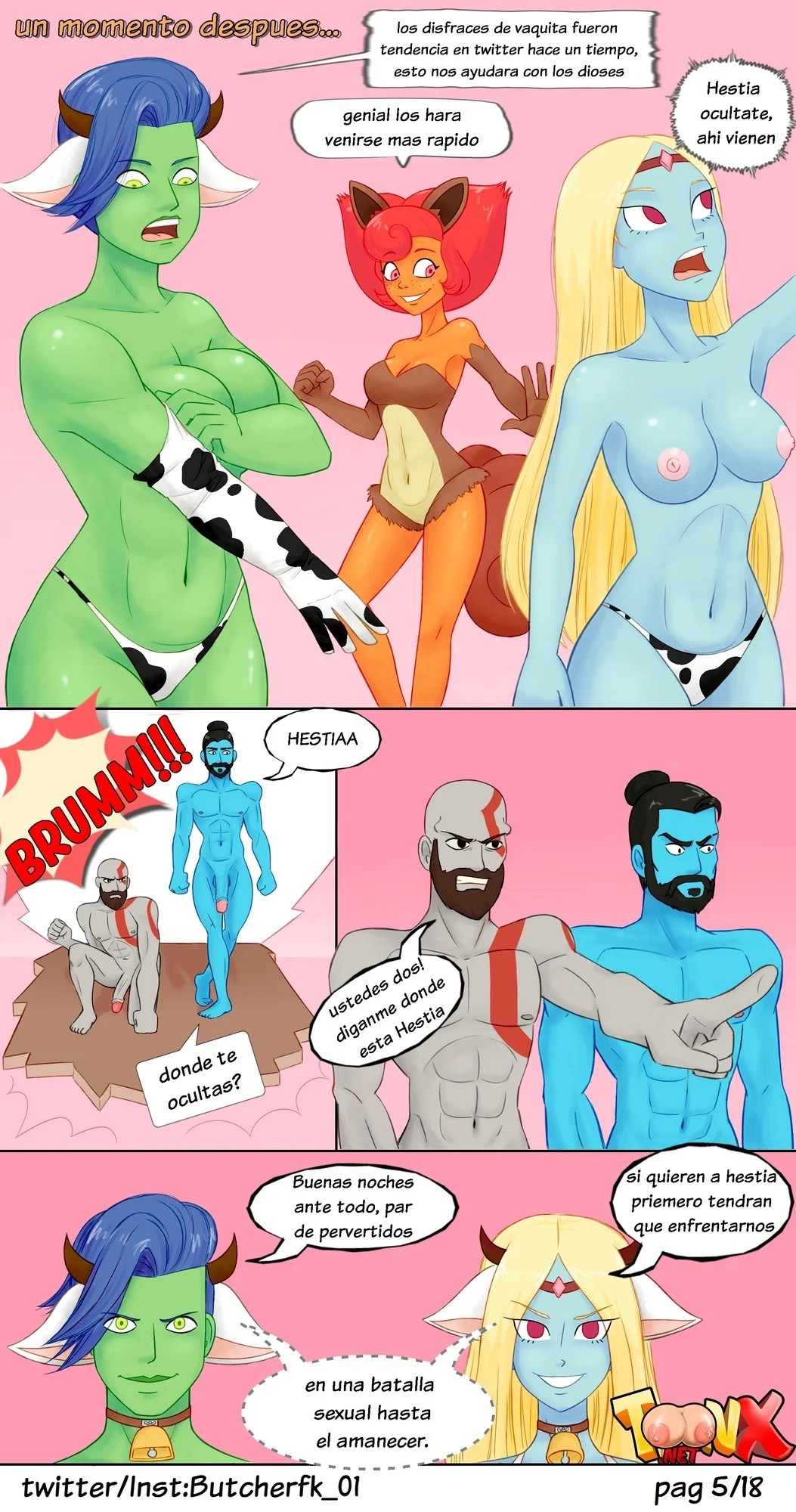 Comic Porno Hestia - The Butcher Shop (#6)