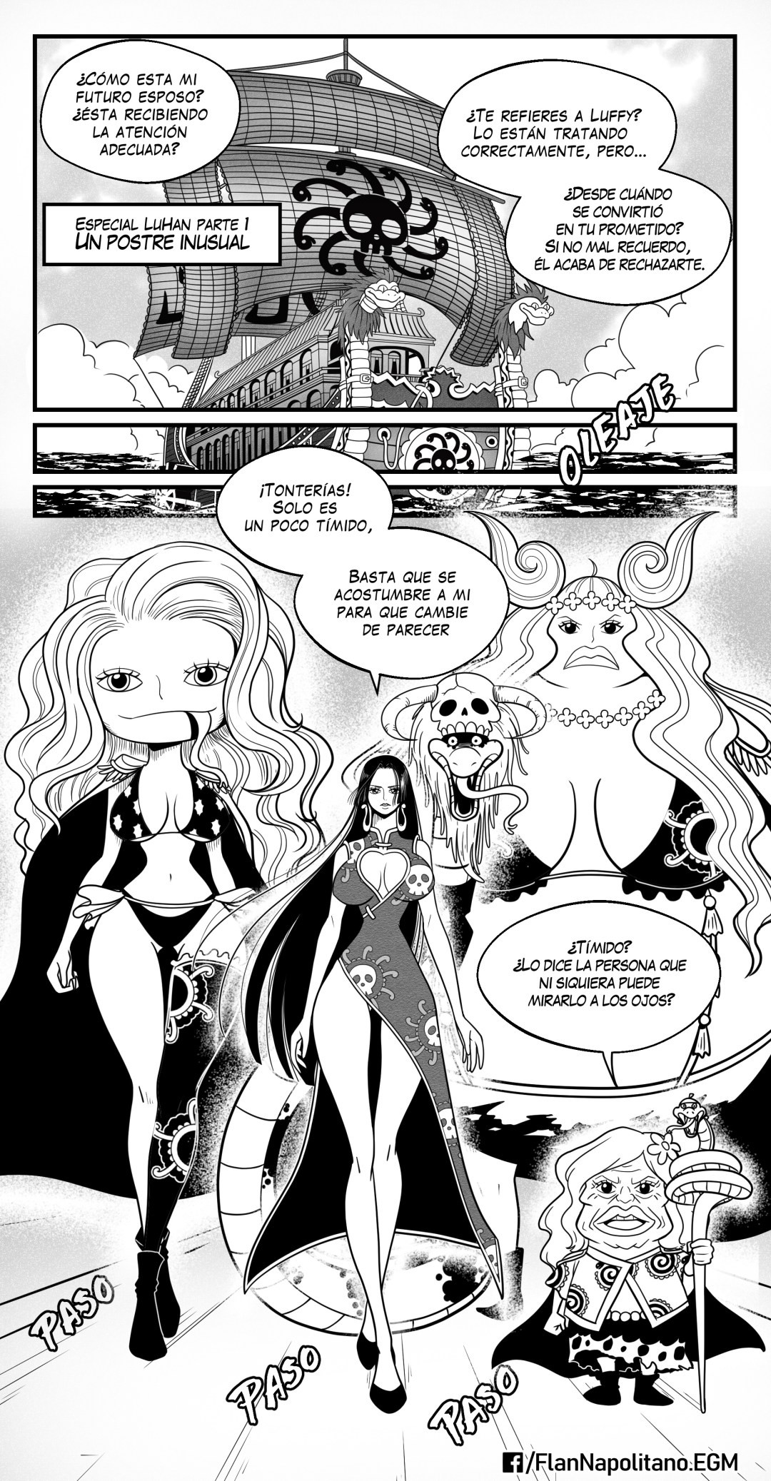 Comic Porno Flan Napolitano - Hancock X Luffy Parte 1 (#3)