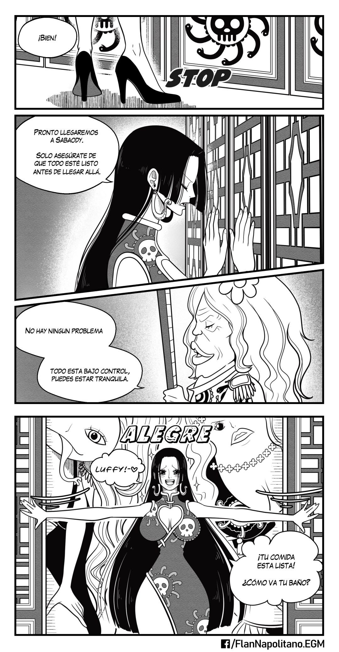 Comic Porno Flan Napolitano - Hancock X Luffy Parte 1 (#5)
