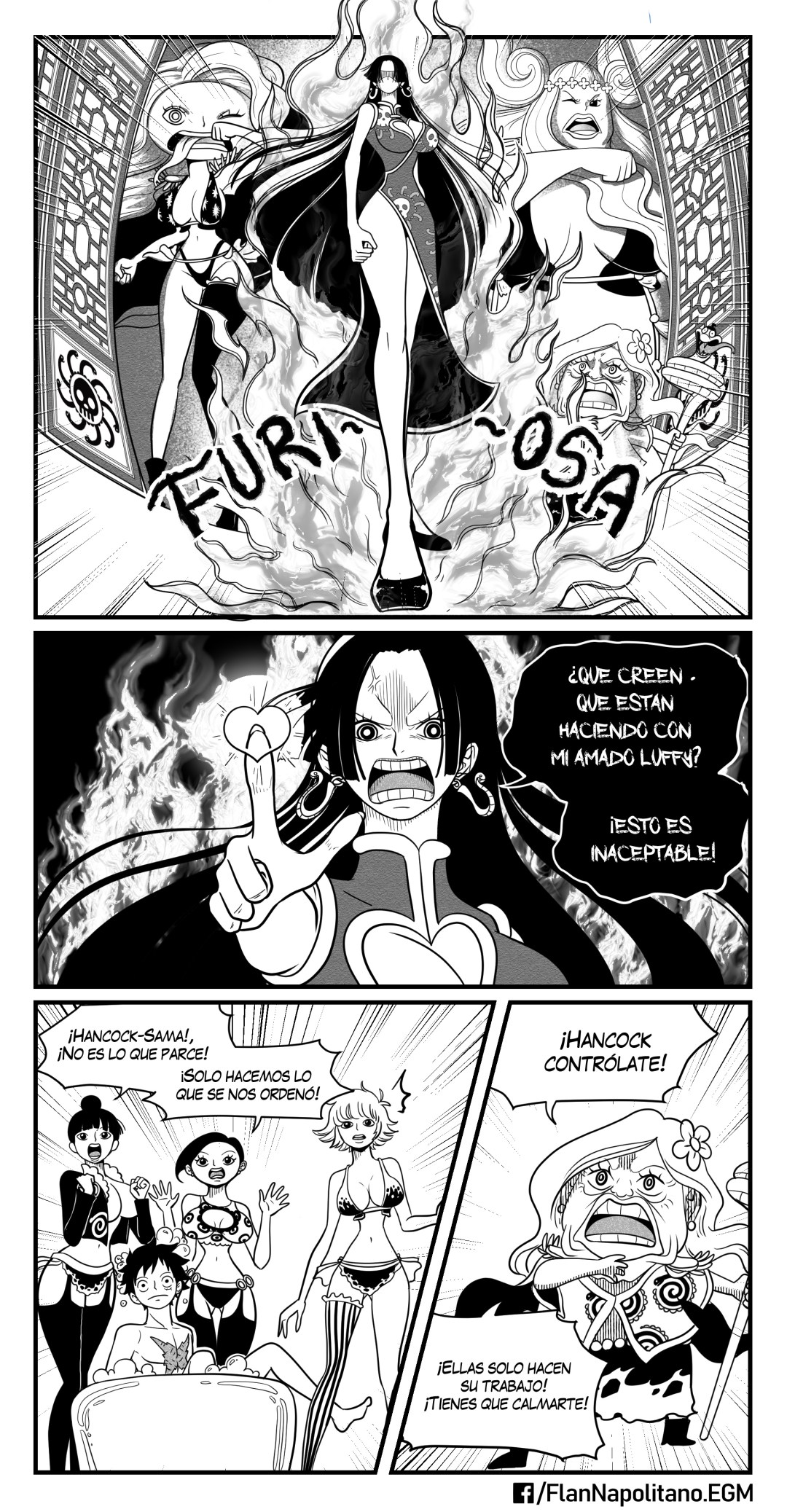 Comic Porno Flan Napolitano - Hancock X Luffy Parte 1 (#7)
