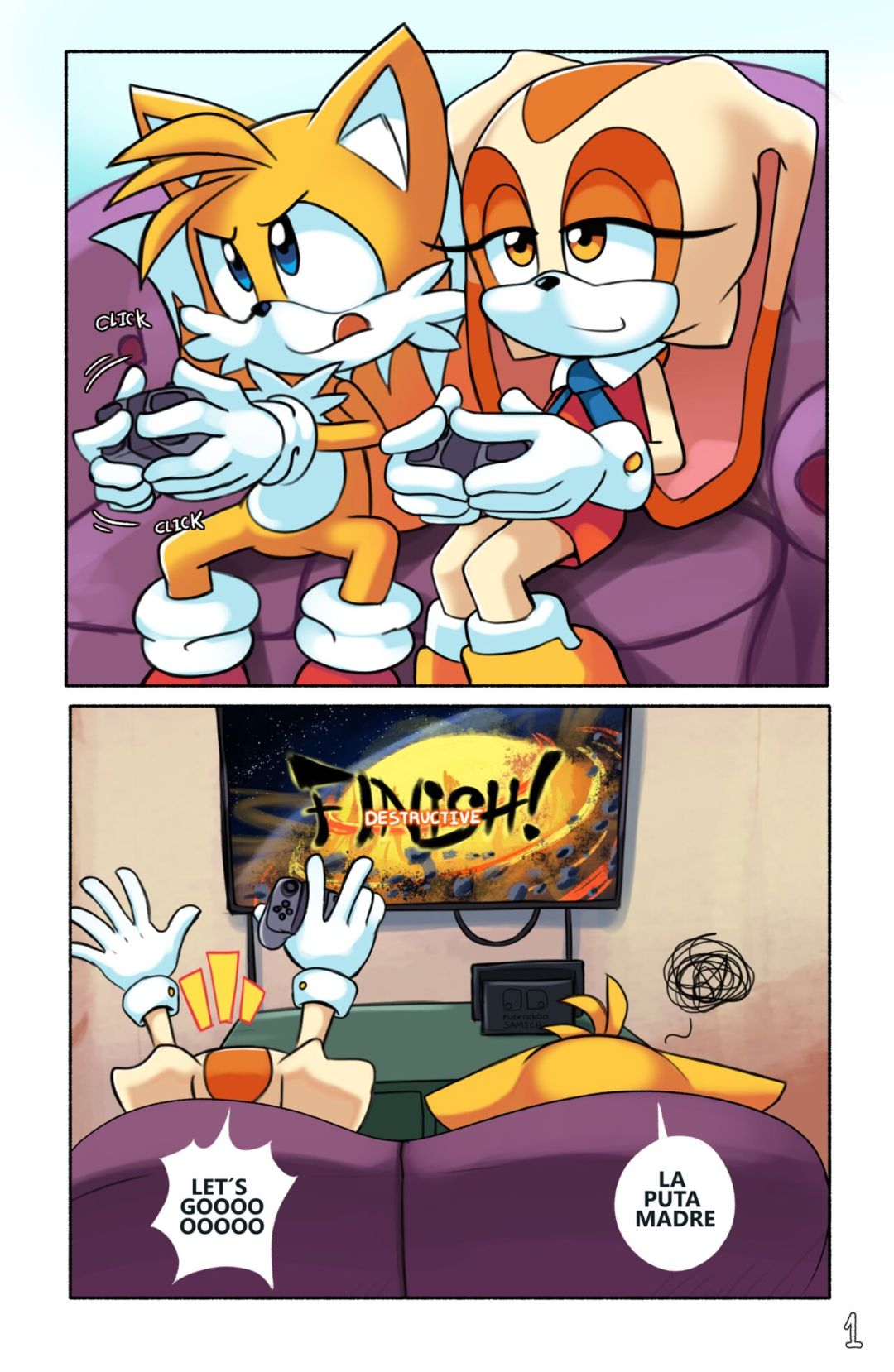 Comic Porno Tails’ Gamer Moment [Ichduhernz] (#4)