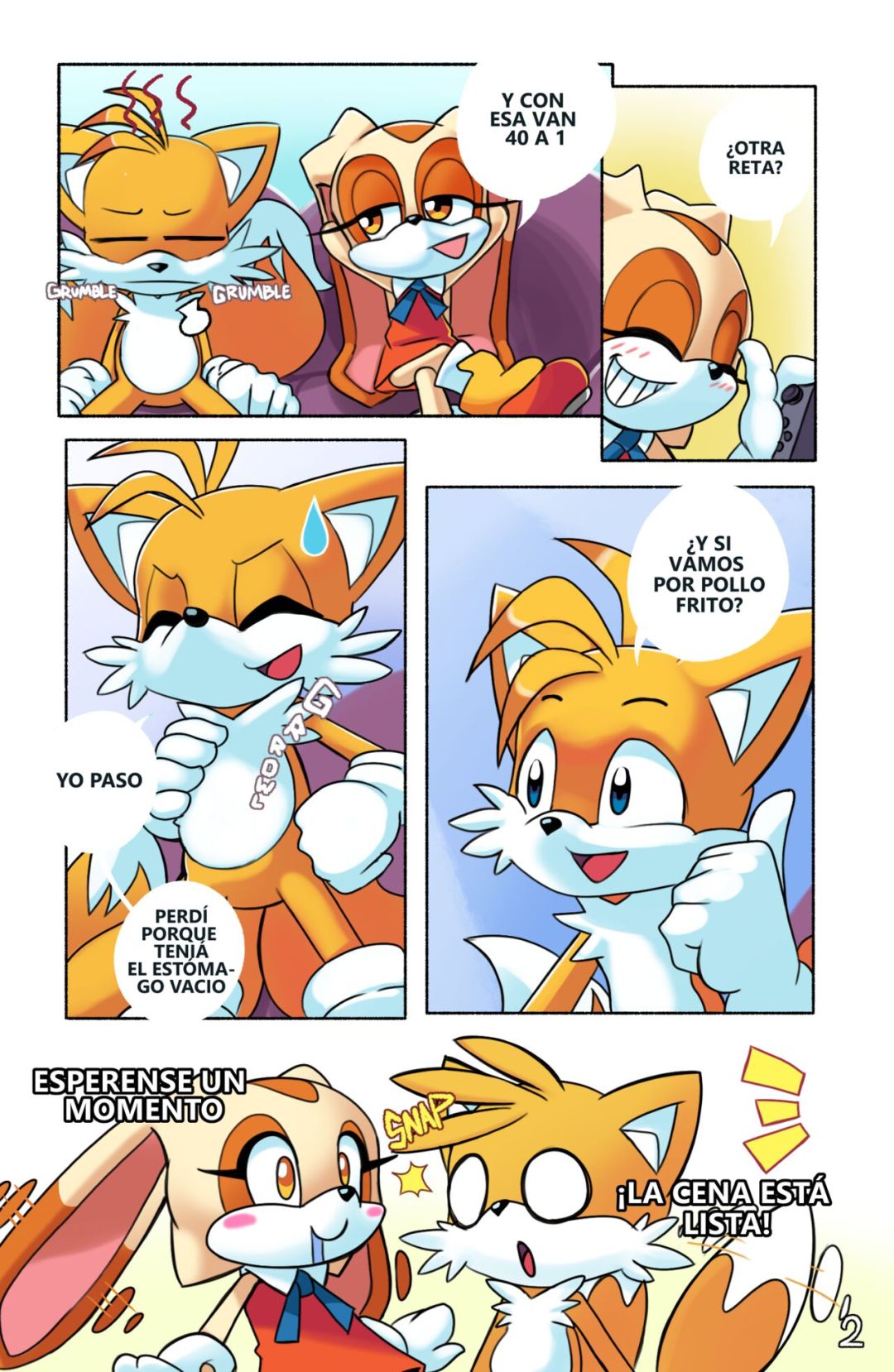 Comic Porno Tails’ Gamer Moment [Ichduhernz] (#5)