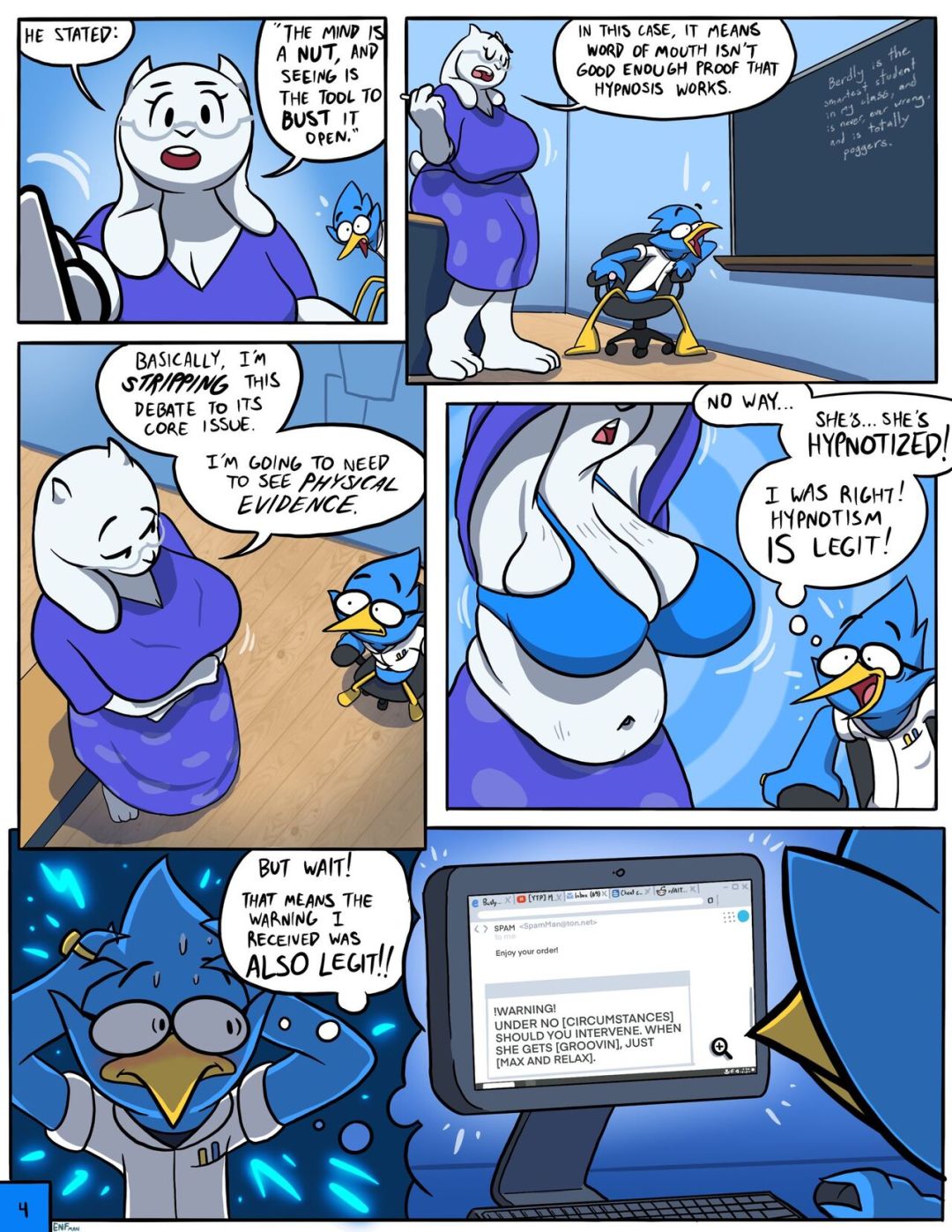 Comic Porno Berdly’s Big Break - ENFman (#5)