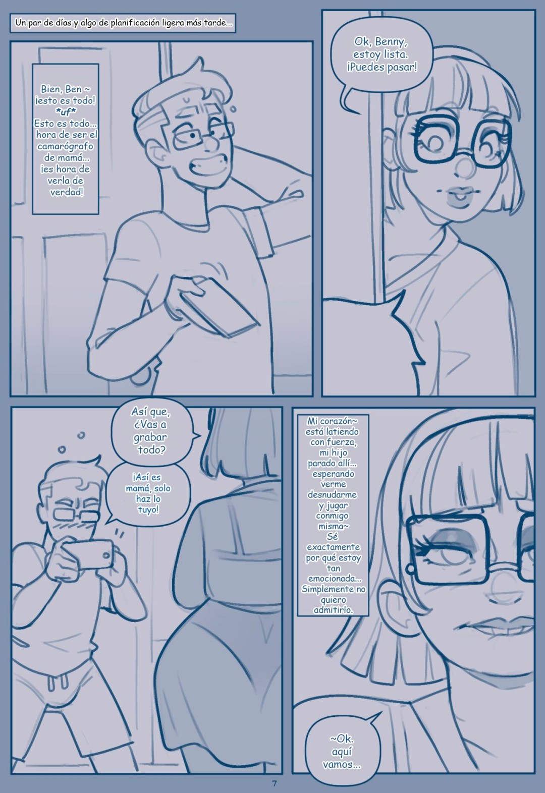 Comic Porno de Son Find His Mom Online - Not Enough Milk (#8)
