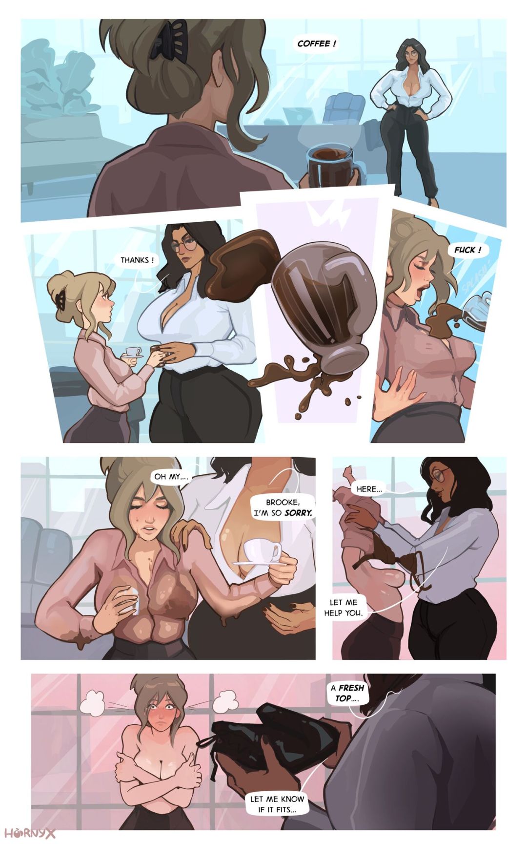 Comic Porno Boss Me Mommy - Hornyx (#6)