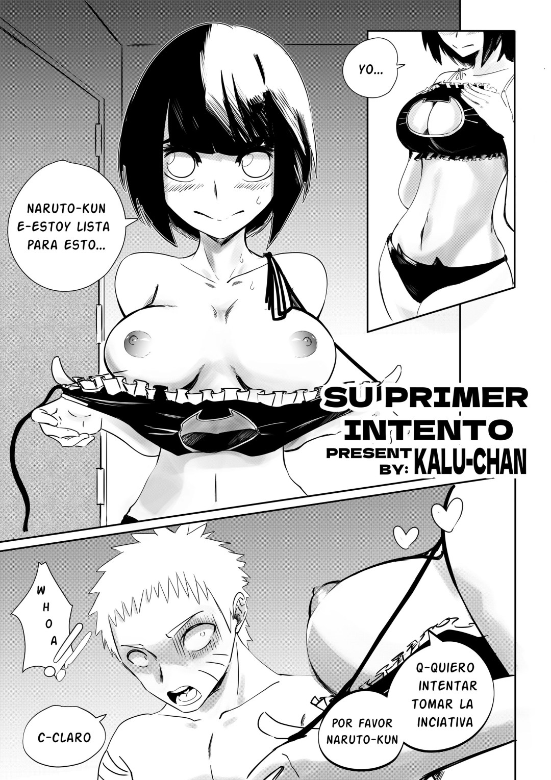Comic Porno de Su Primer Intento - Kalu-Chan (#1)