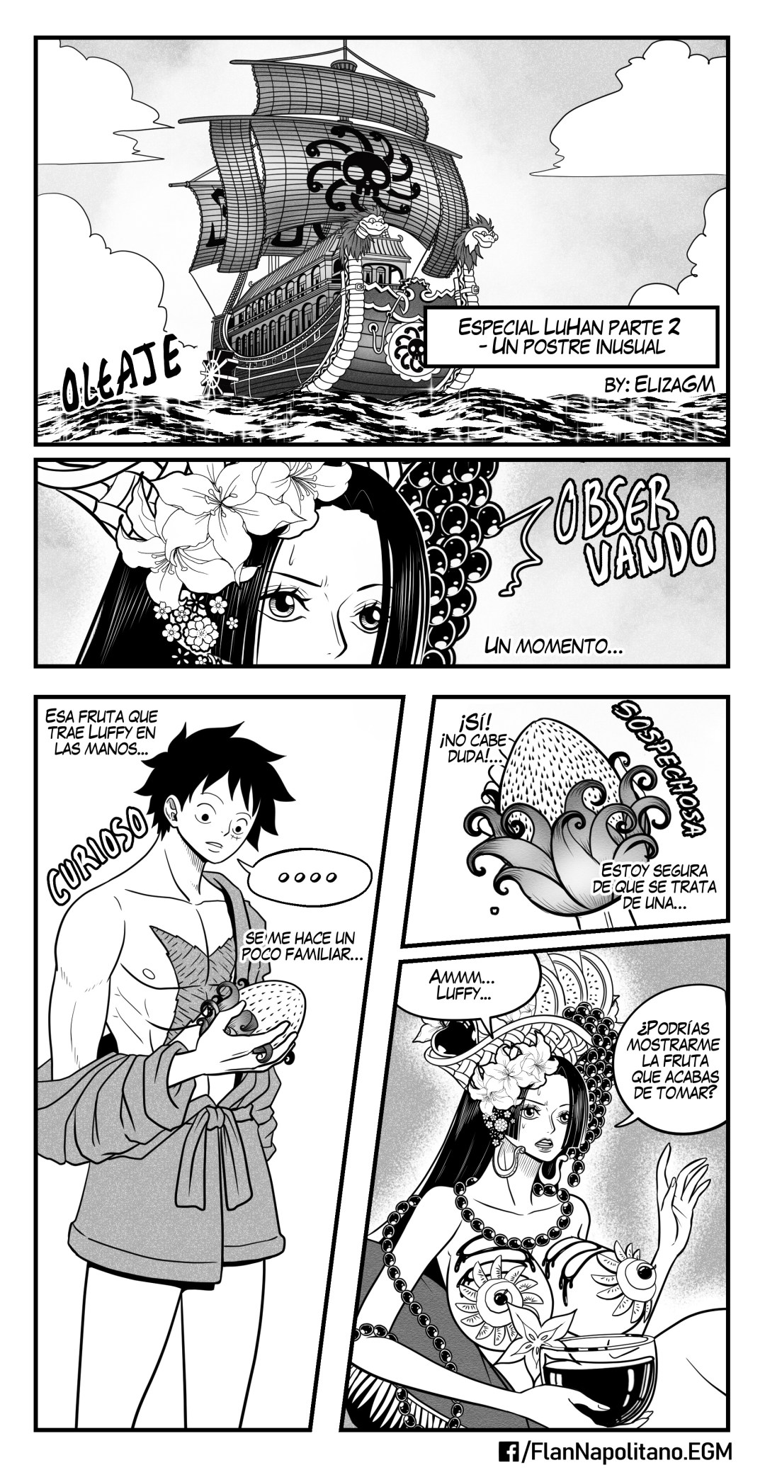 Comic Porno Flan Napolitano - Hancock X Luffy Parte 2 (#2)