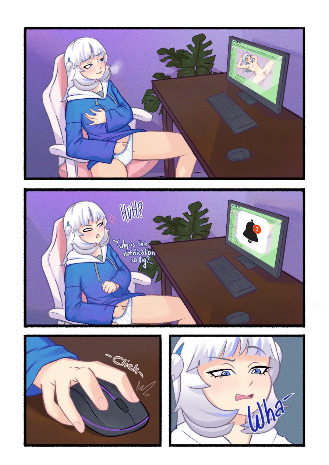 Comic Porno Gawr Gura Stream Routine - Young & Naughty (#5)