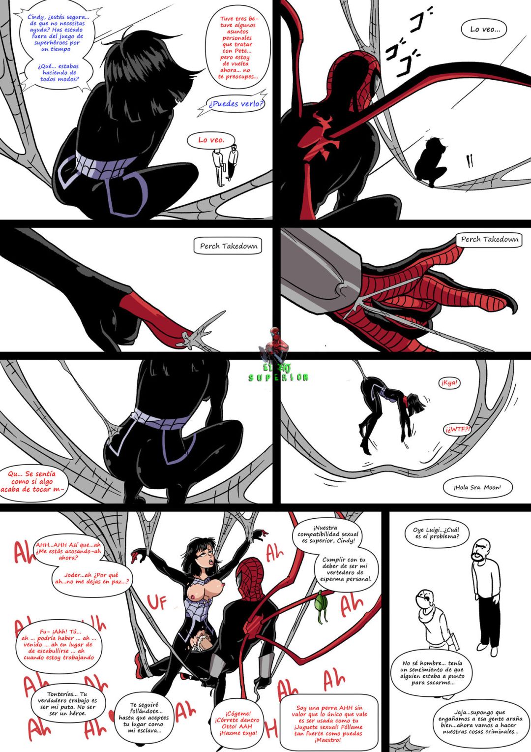 Comic Porno Superior Spider-Man Fucks The Marvel Girls (#5)