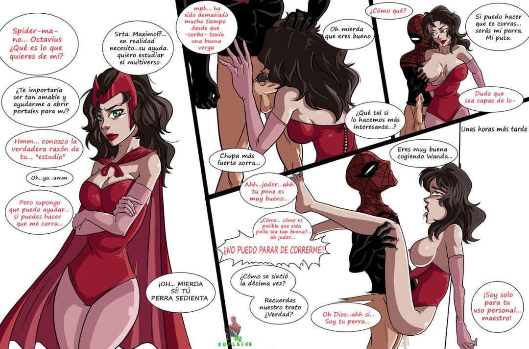 Comic Porno Superior Spider-Man Fucks The Marvel Girls (#7)