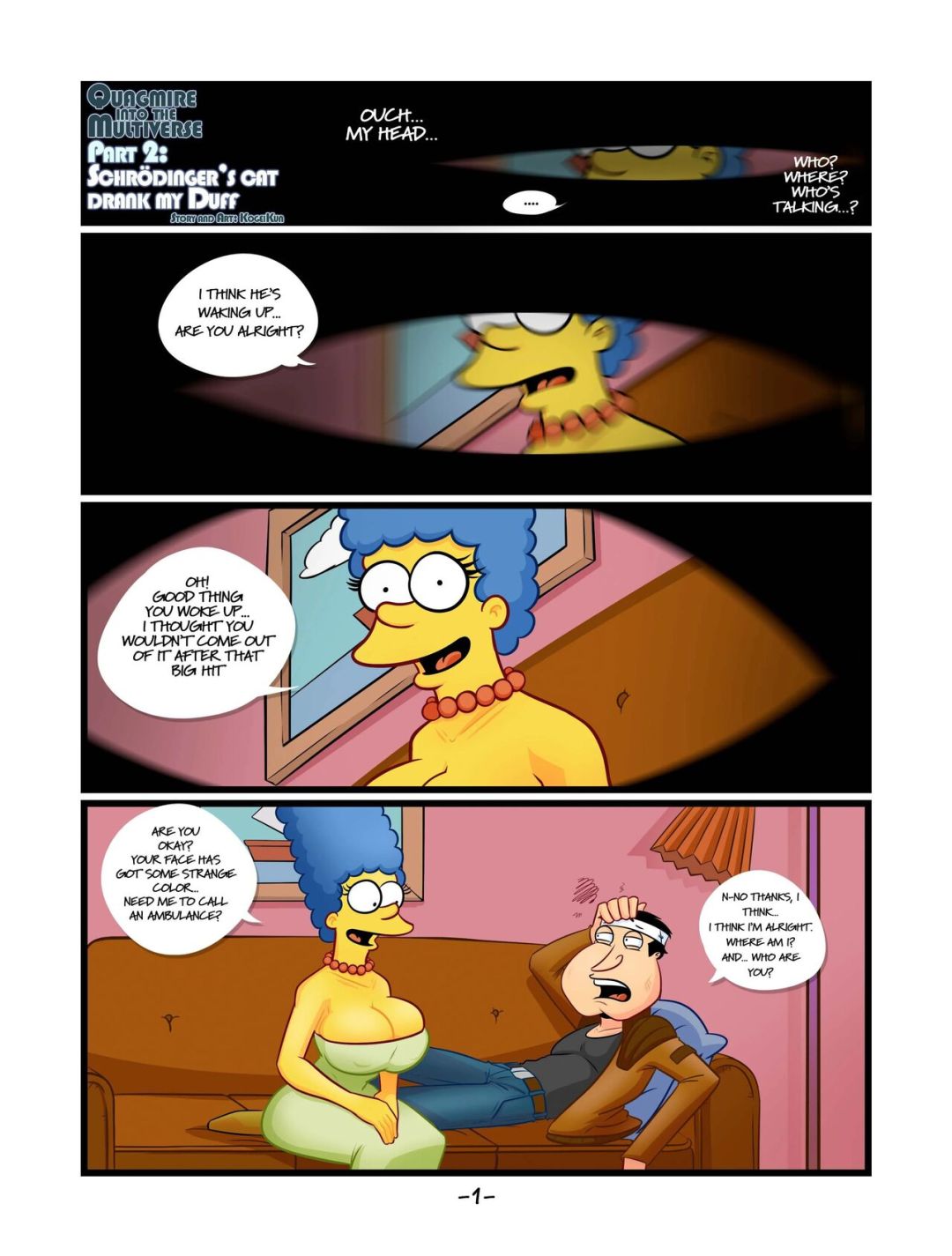 Comic Porno de Quagmire - Into The Multiverse 2 (#1)