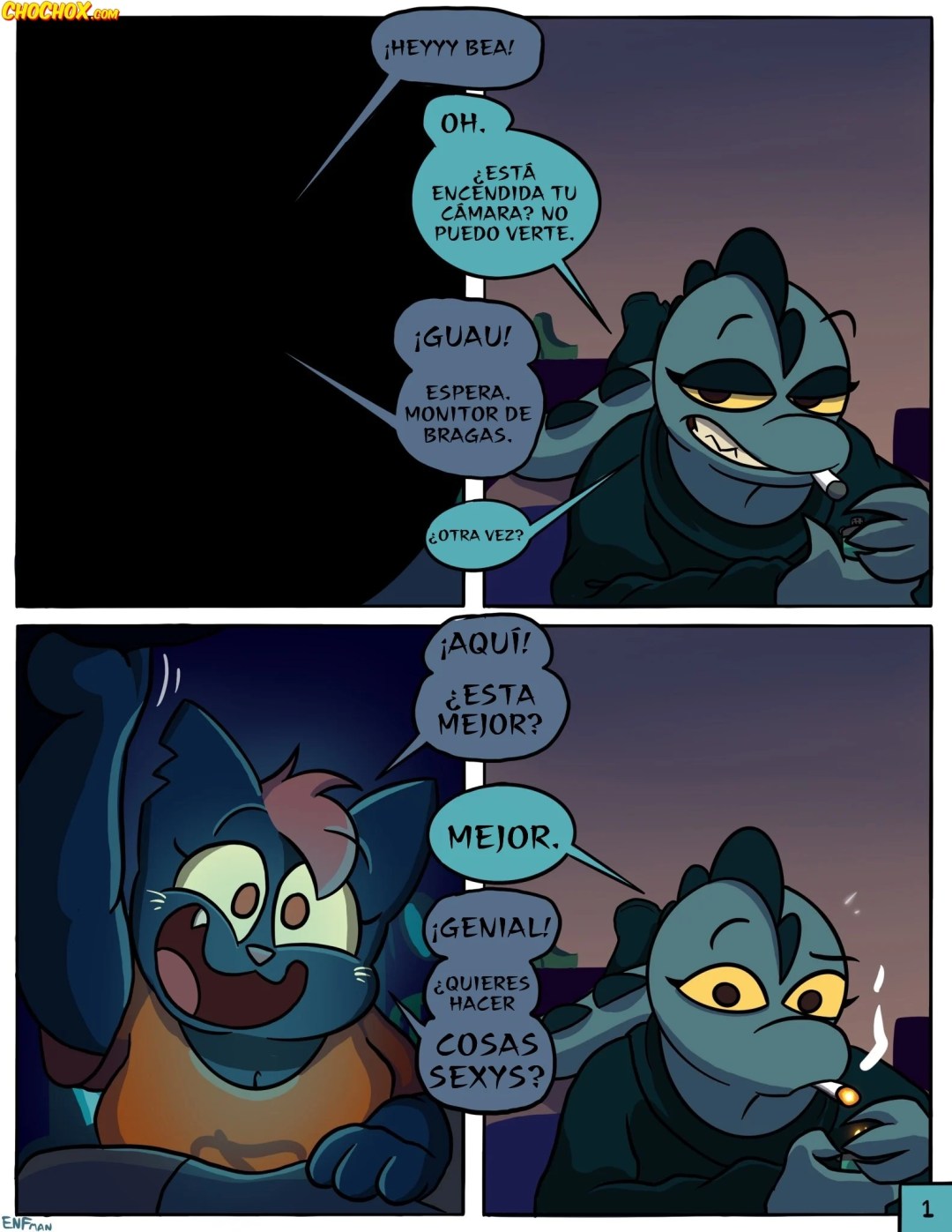 Comic Porno Call Me Mae Bea - ENFman (#2)