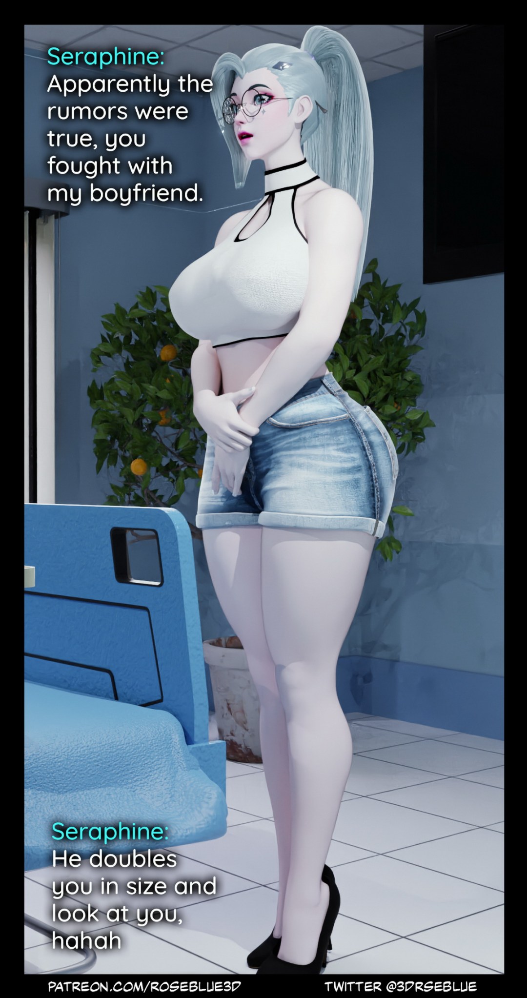Comic Porno Seraphine Forbidden Love - RoseBlue3D (#5)