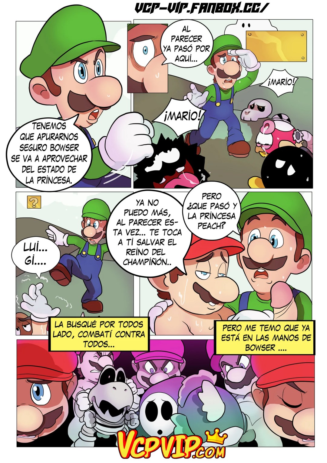 Comic Porno Fucker Mario Bro - Gansoman (#6)