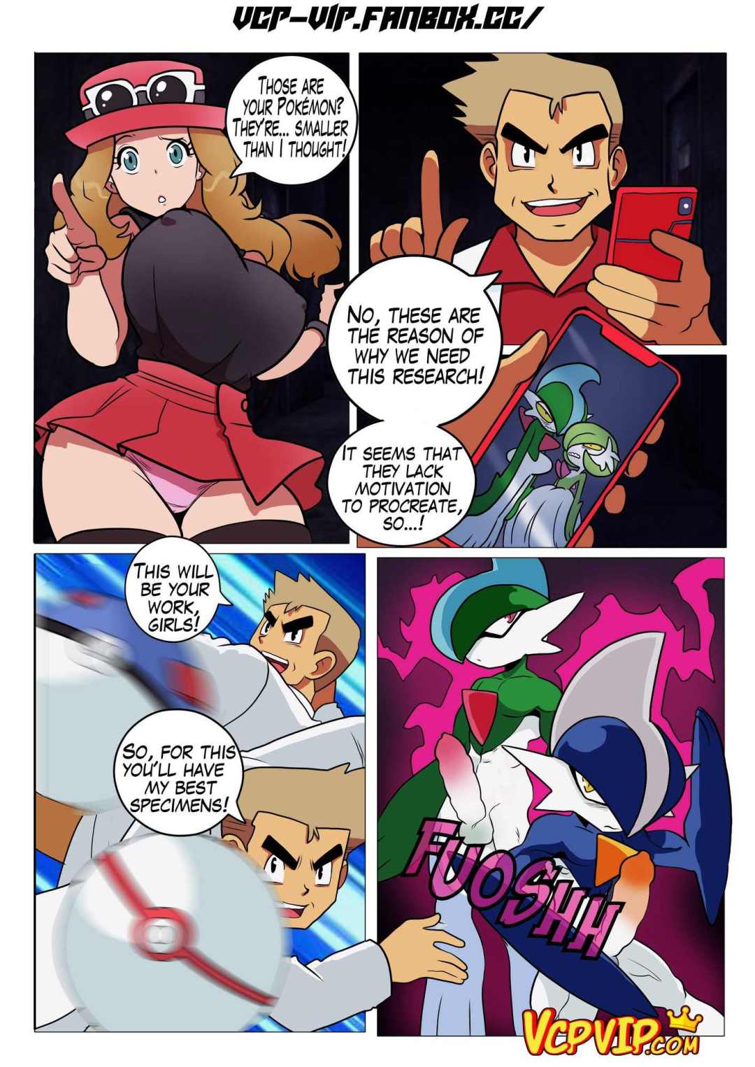 Comic Porno PokeFuck - Gansoman (#5)