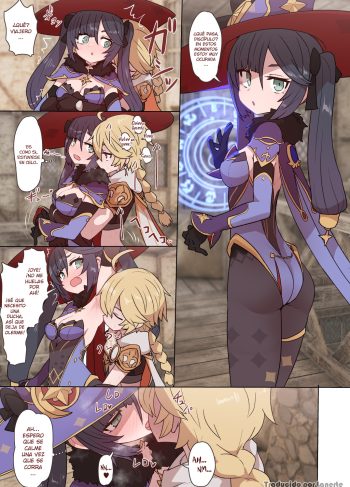 [Sumiyao] Mona Fischl Sorezore Nakadashi (Genshin Impact)