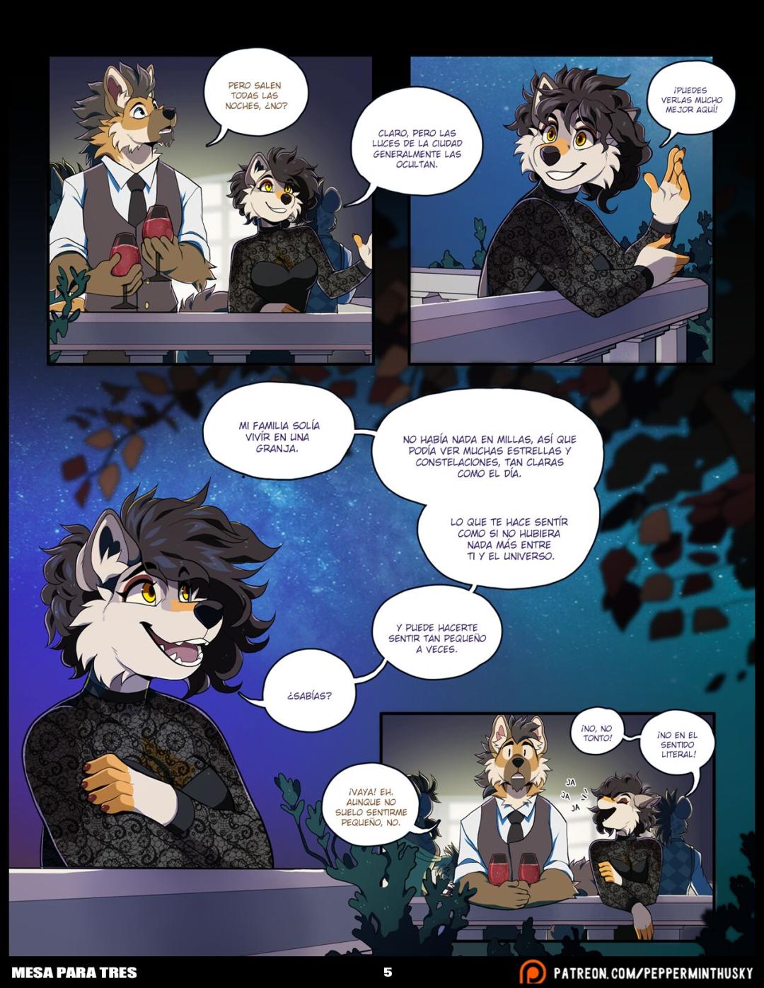 Comic Porno [PeppermintHusky] Table For Three Remix (Furry Porn) (#6)
