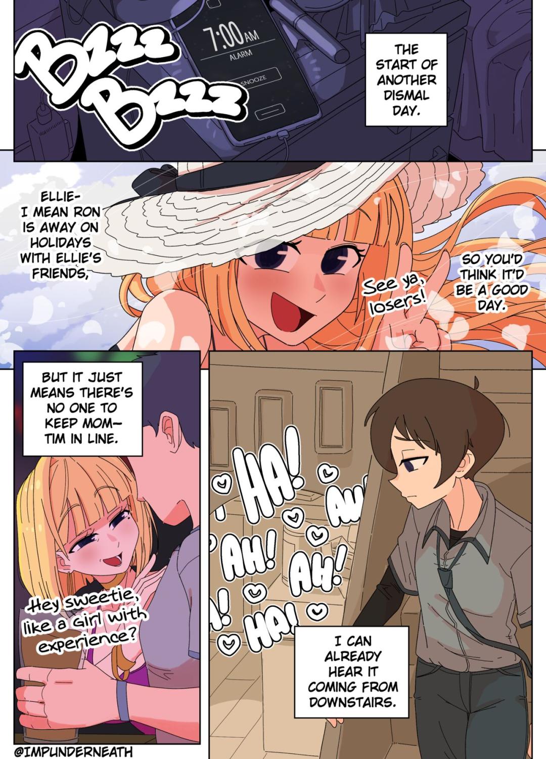 Comic Porno Ellie Skinsuit 5 - Imp Underneath (#3)
