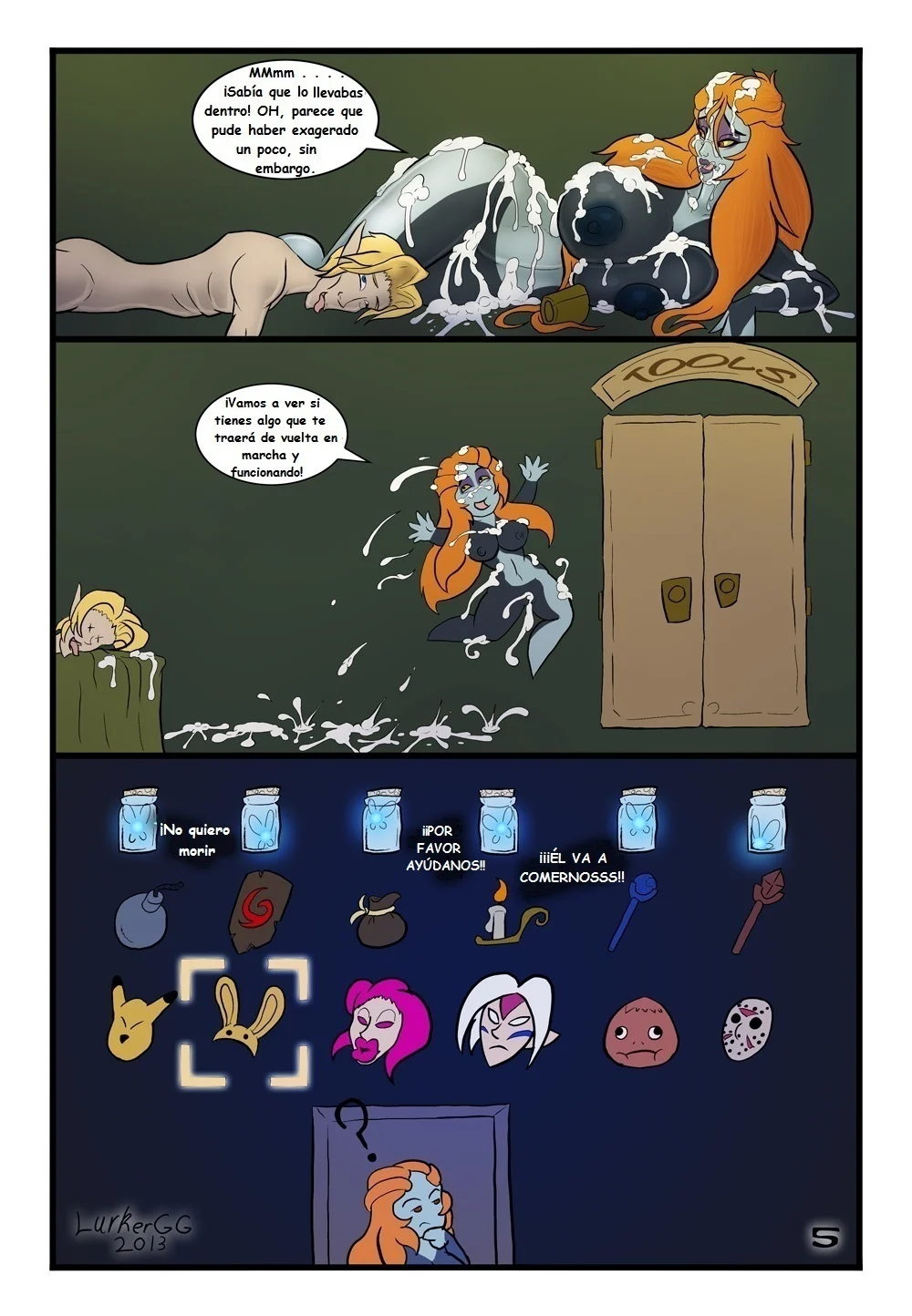 Comic Porno Mask Madness - LurkerGG (#5)