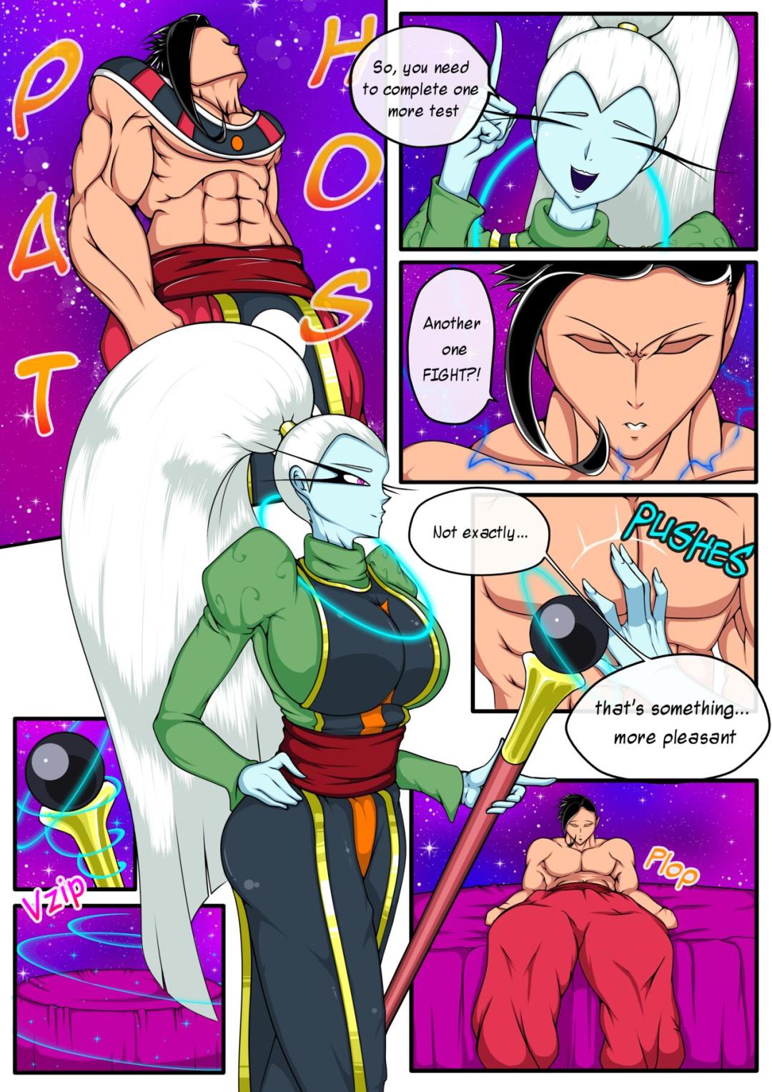 Comic Porno Special Training For The New God Of Destruction - Kari Kani (#4)