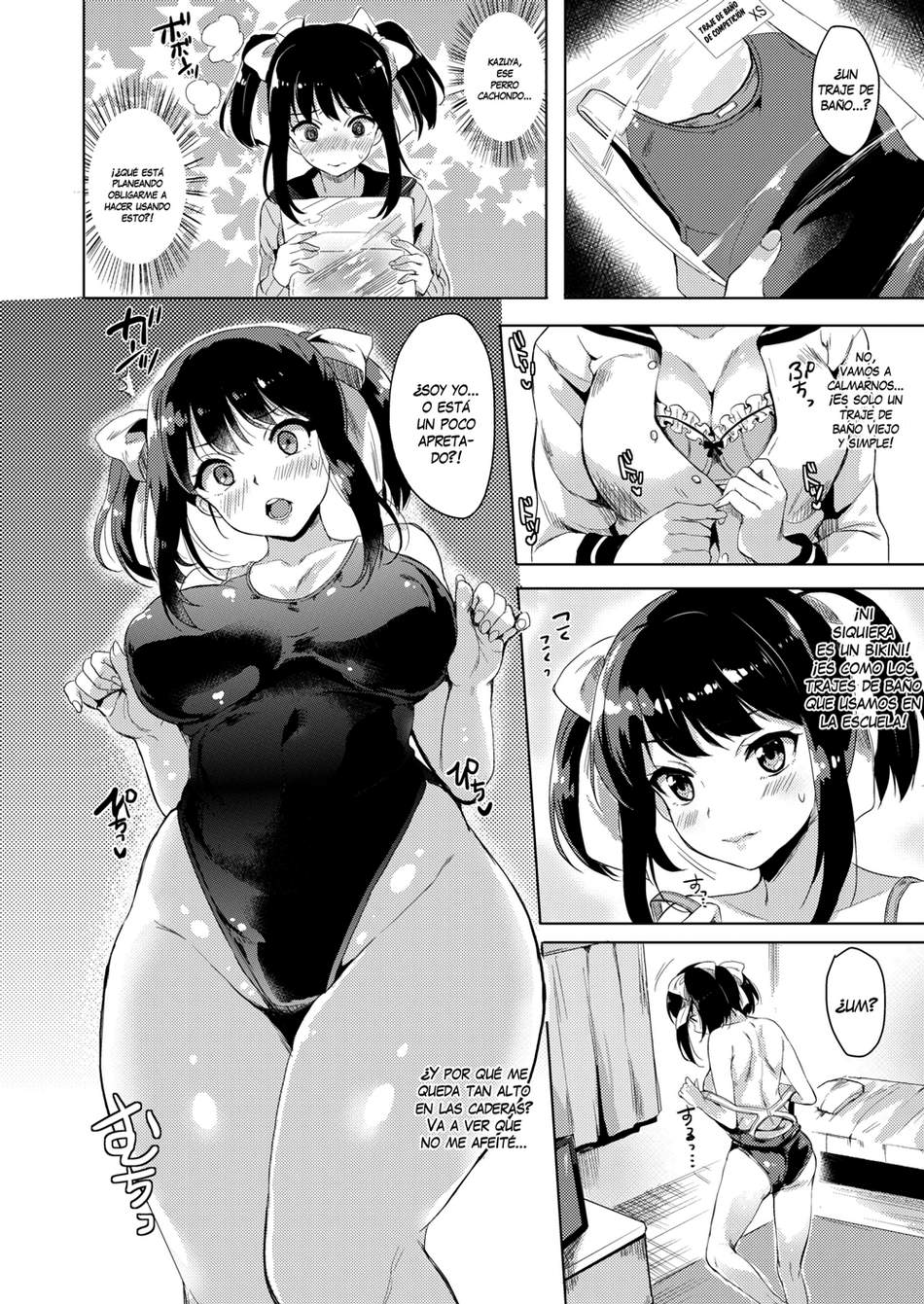 Comic Porno [Maumen] Sexo De Primer Nivel Con Mi Novia En Traje De Bano (#4)