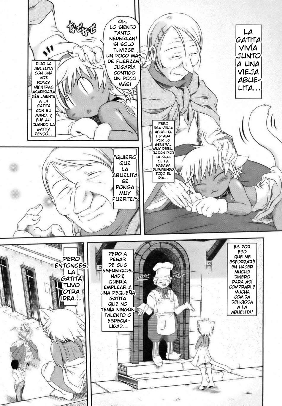 Comic Porno [Takura Mahiro] La Gatita & La Abuelita (#4)
