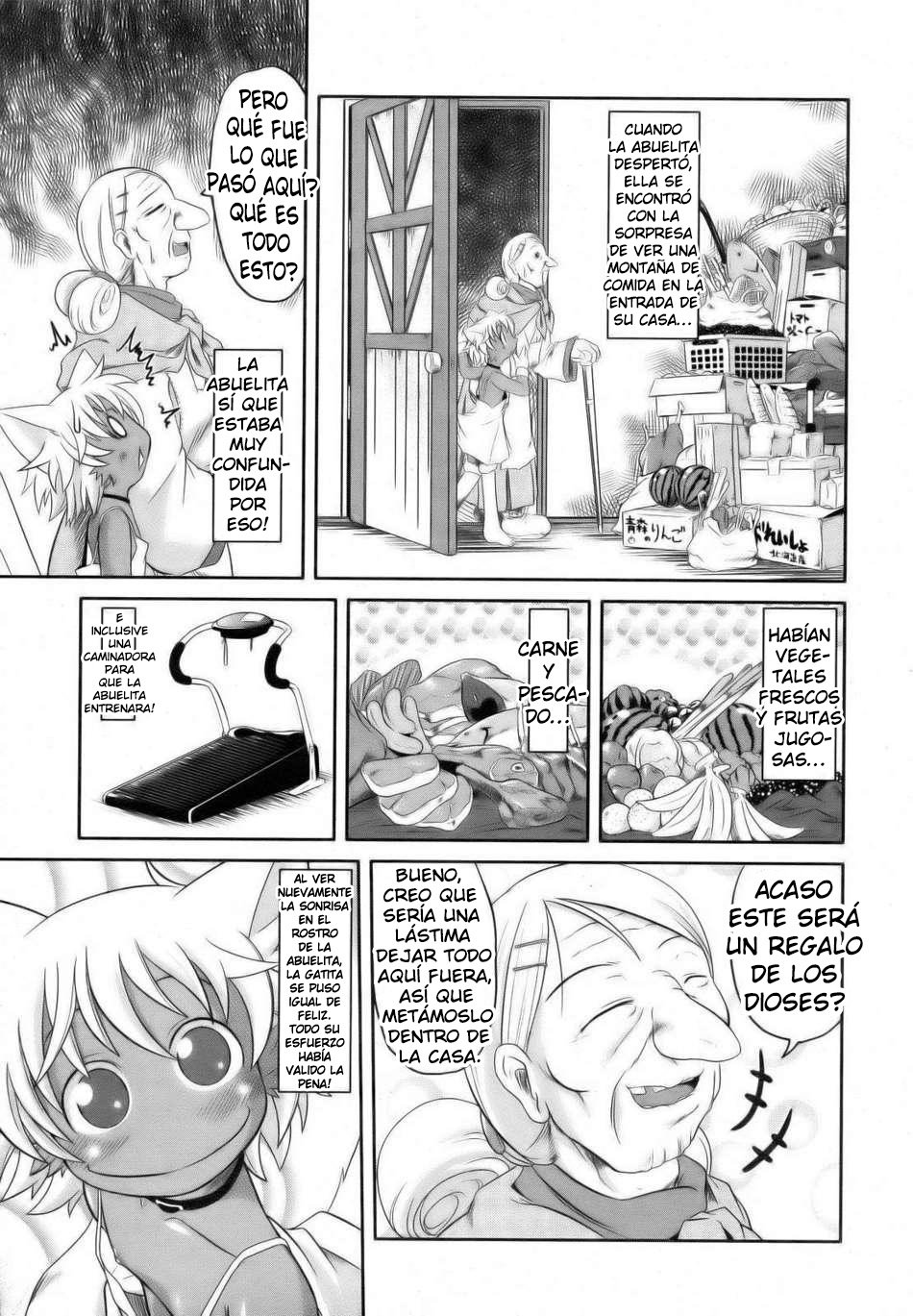 Comic Porno [Takura Mahiro] La Gatita & La Abuelita (#7)