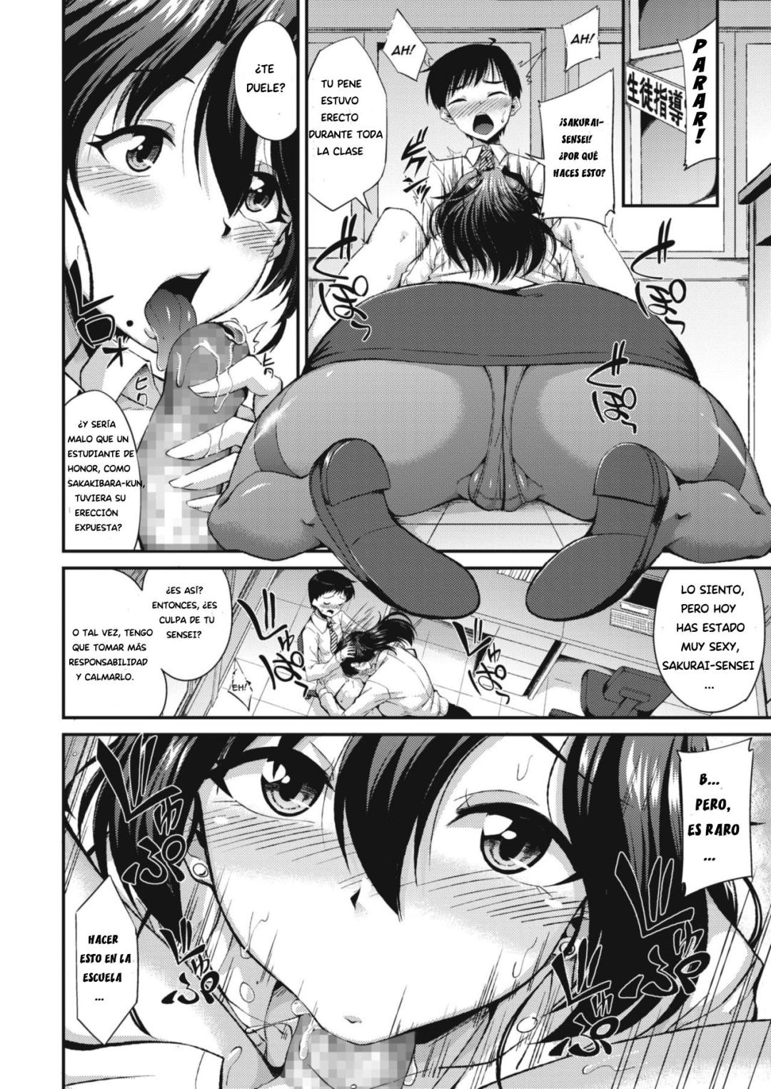 Comic Porno [Nokoppa] Yuuka-Sensei No Seikatsu Shidou (#4)