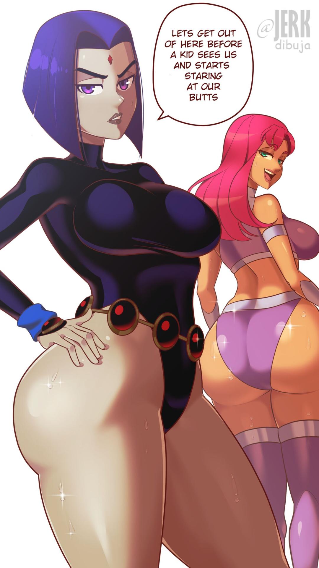 Comic Porno Raven And DC Girls - JERKdibuja (#6)