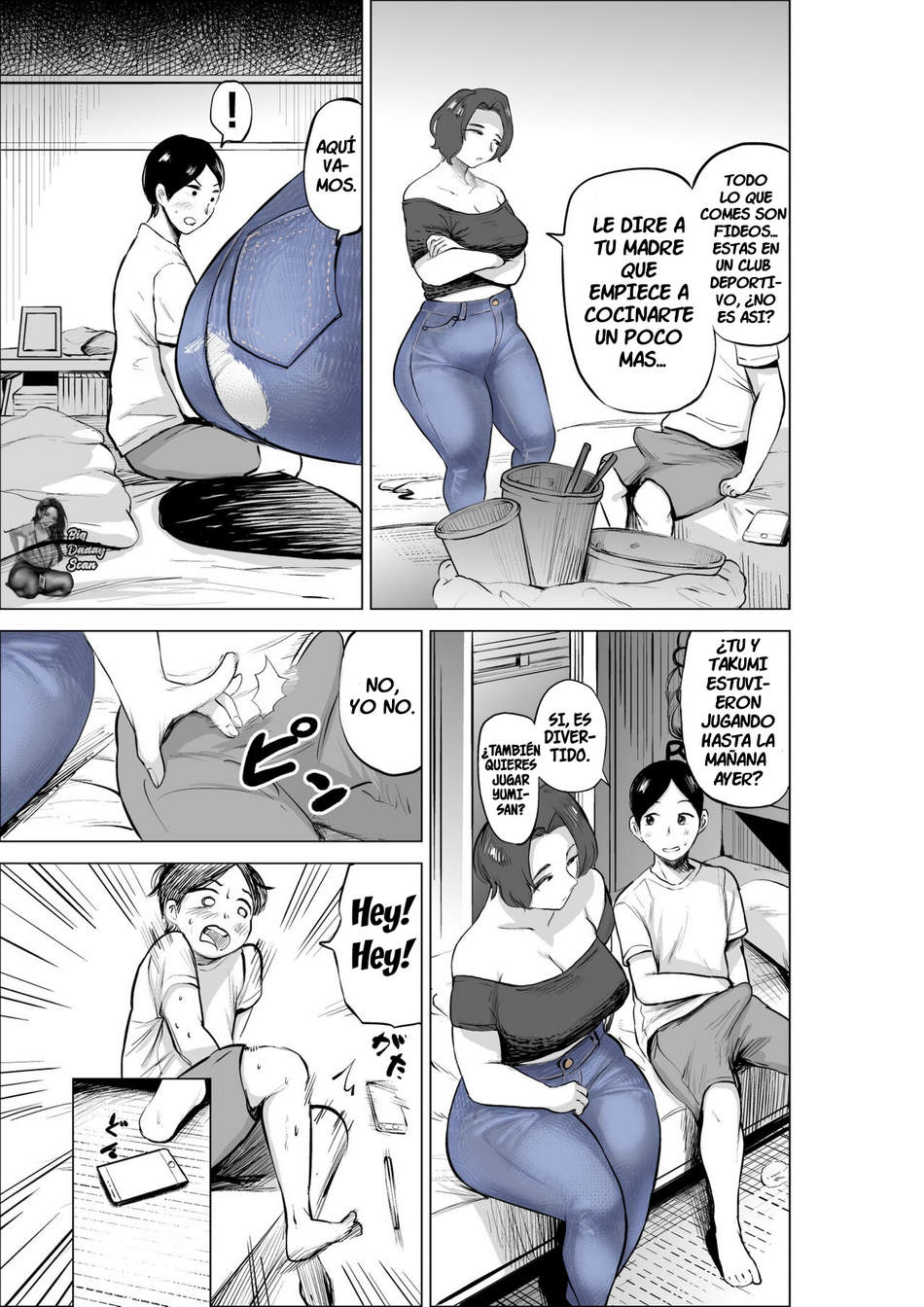 Comic Porno [Fukuhara Takaya] La Mama De Mi Amigo Que Usa Unos Jeans Da Miedo Pero Esta Bendecida Con Un Gran Trasero (#7)