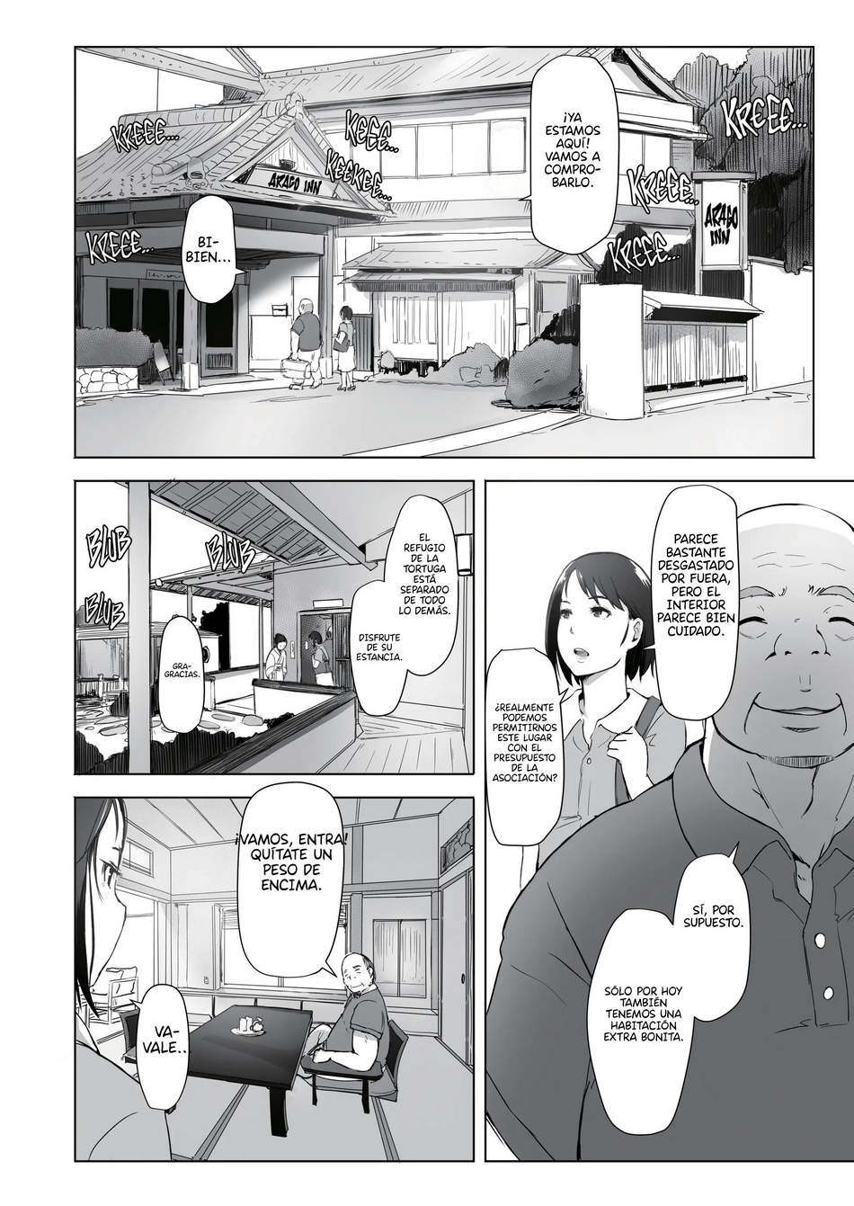 Comic Porno [Arakure] La Ama De Casa Y El Onsen NTR - Antologia De Vacaciones (#5)