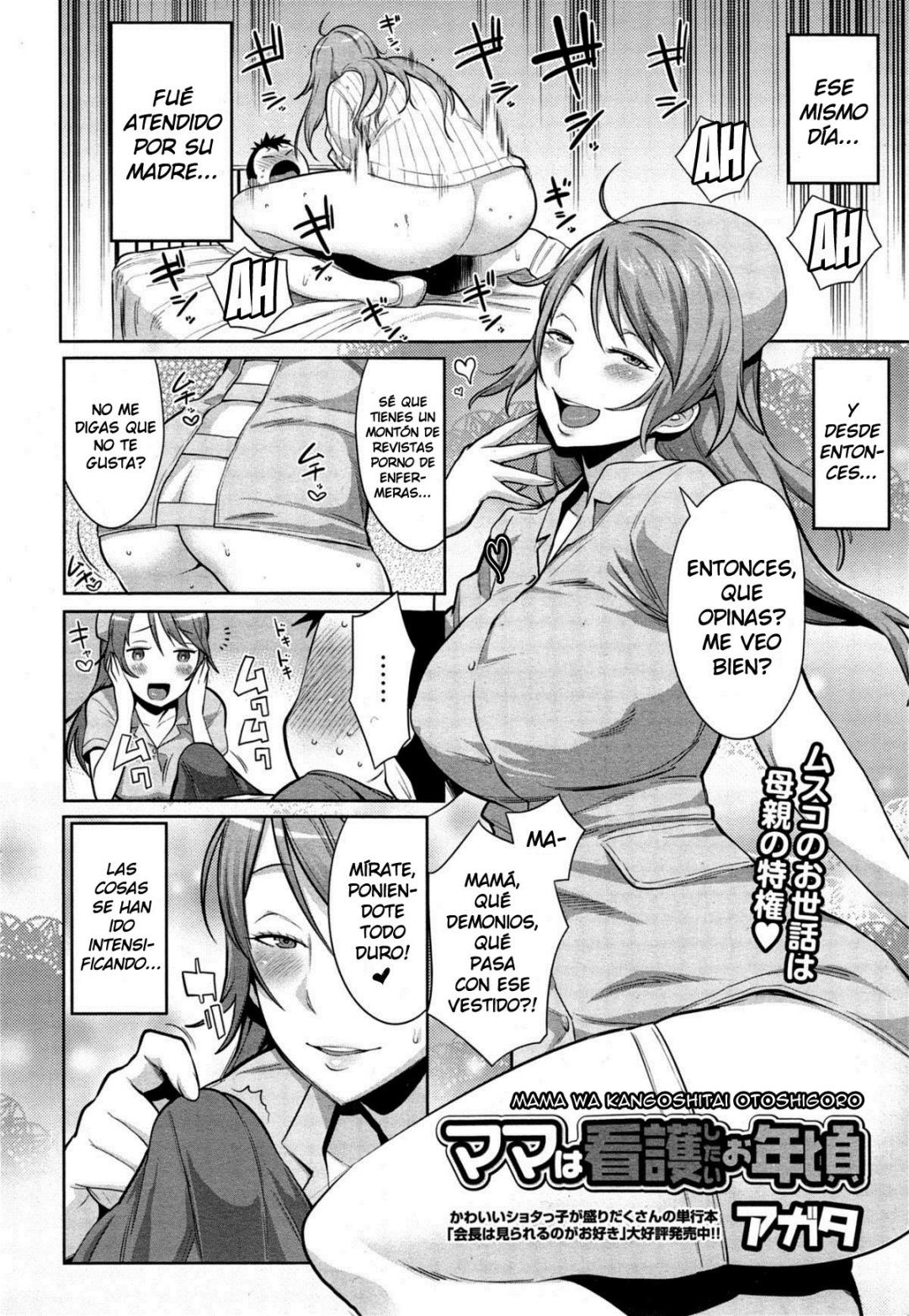 Comic Porno [Agata] Mama Wa Kangoshitai Otoshigoro (#6)