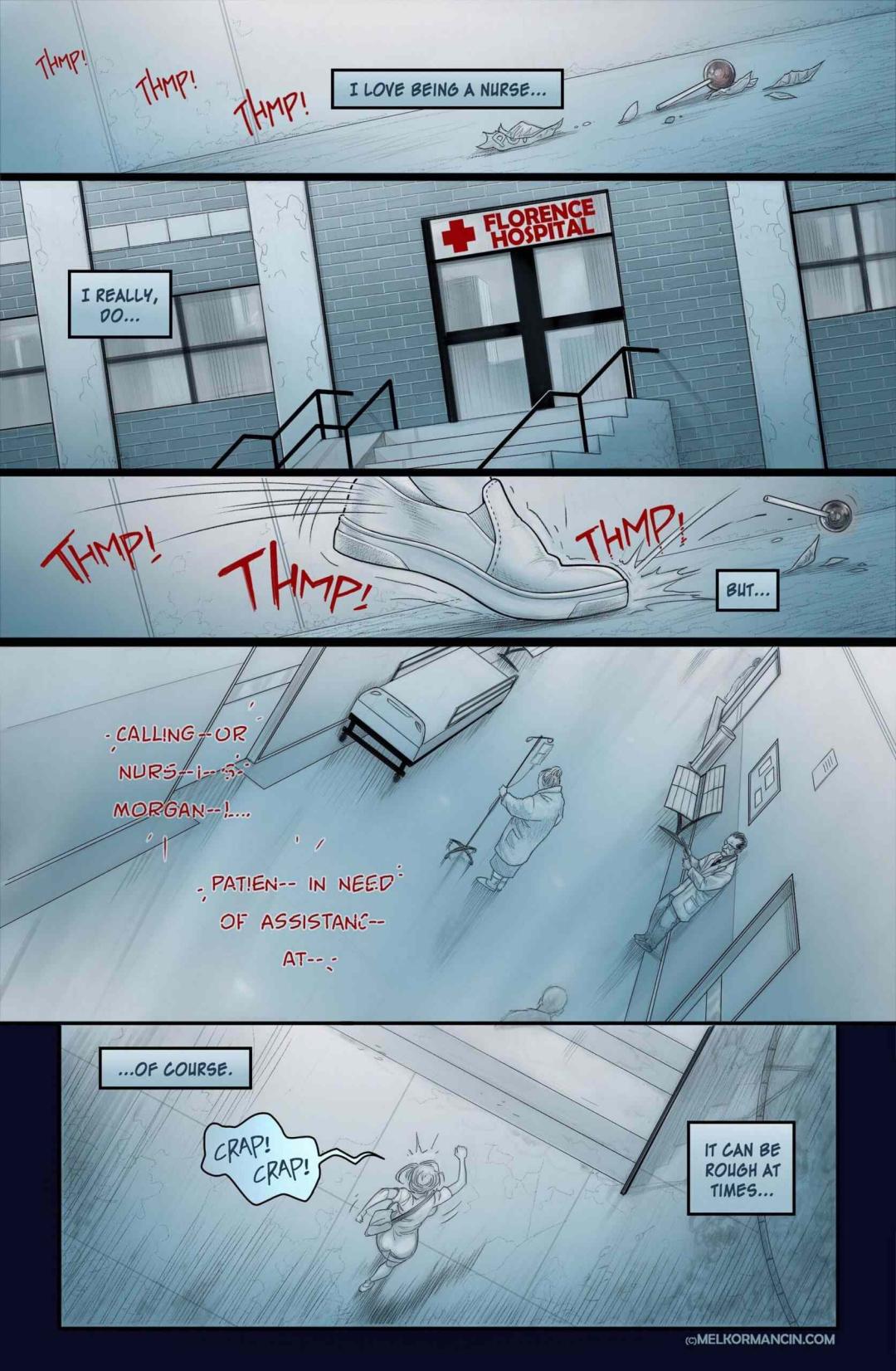 Comic Porno Nurse Morgan - Melkor Mancin (#2)