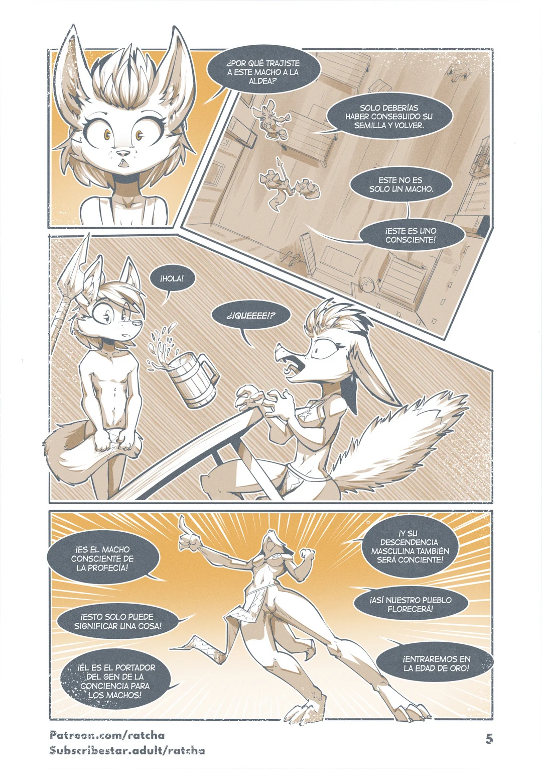 Comic Porno Reincarnated In Another World As A Furry Fox - Ratcha (#5)