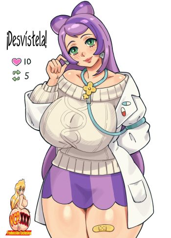 [ThirstForMilk] Nurse Miriam Strip Game (Pokemon Scarlet & Violet)