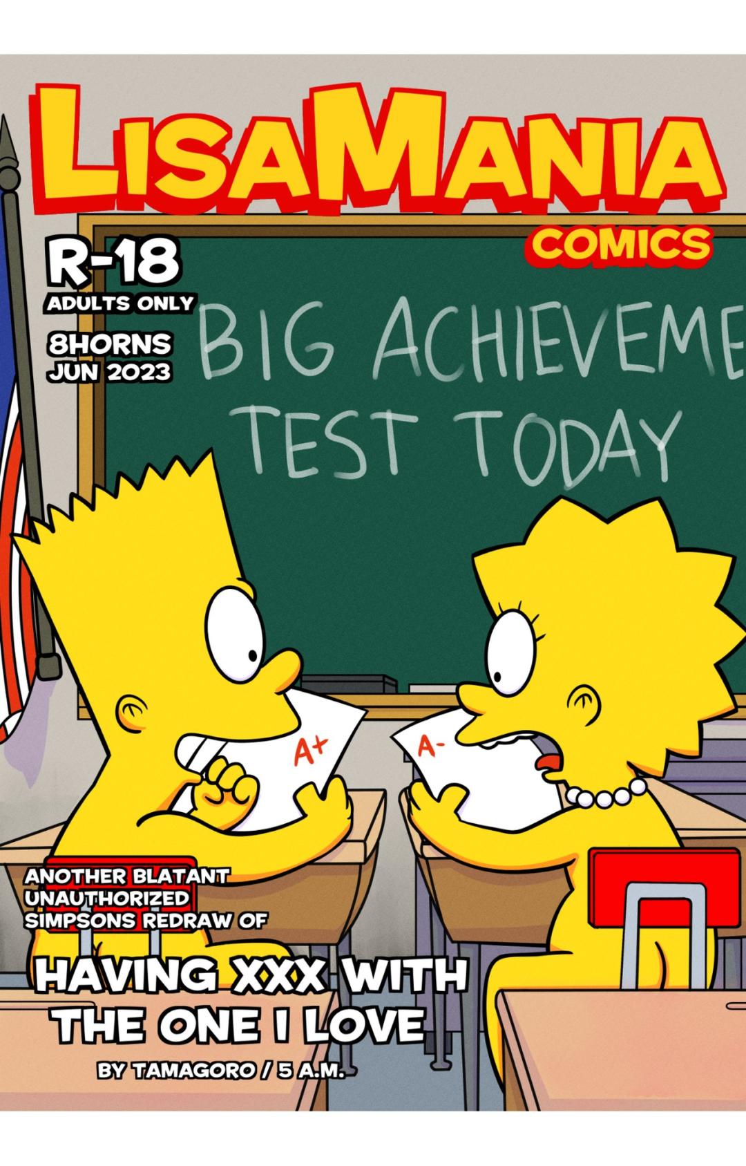 Comic Porno [8muse] Having XXX With The One I Love. LisaMania 2023 (The Simpsons) (#3)