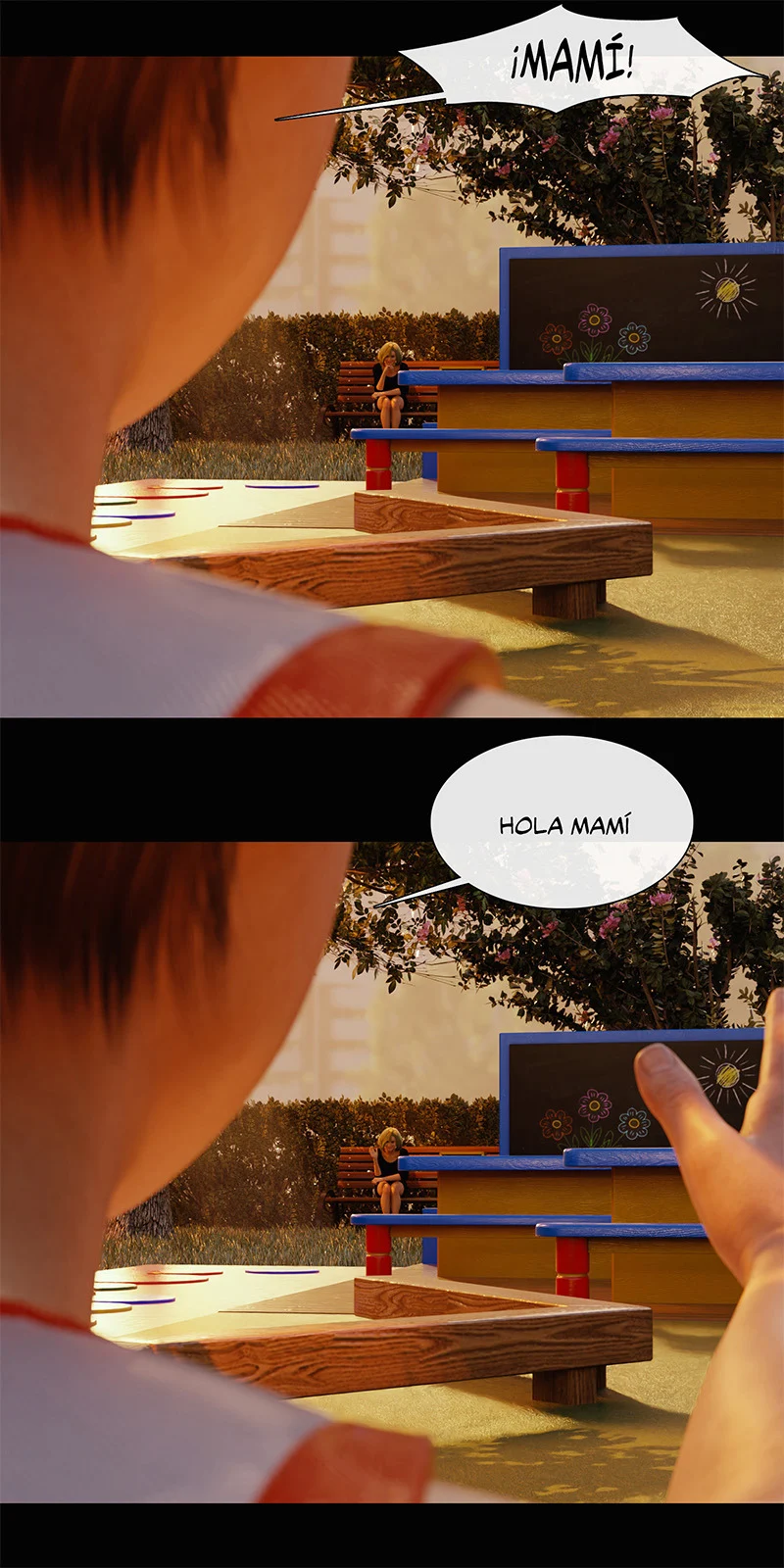 Comic Porno My Neighbor’s Widow 5 - RoseBlue3D (#4)