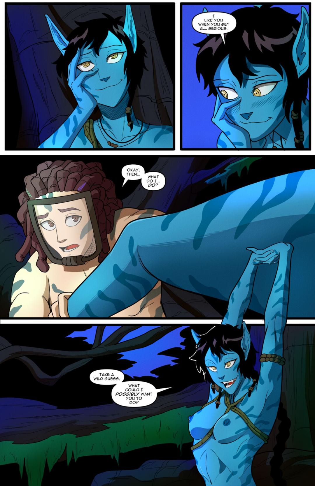 Comic Porno Avatar: Along Came A Spider - Swain (#4)