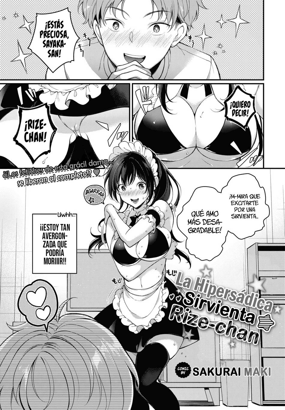 Comic Porno de [Sakurai Maki] La Hipersadica Sirvienta Rize-Chan (#1)