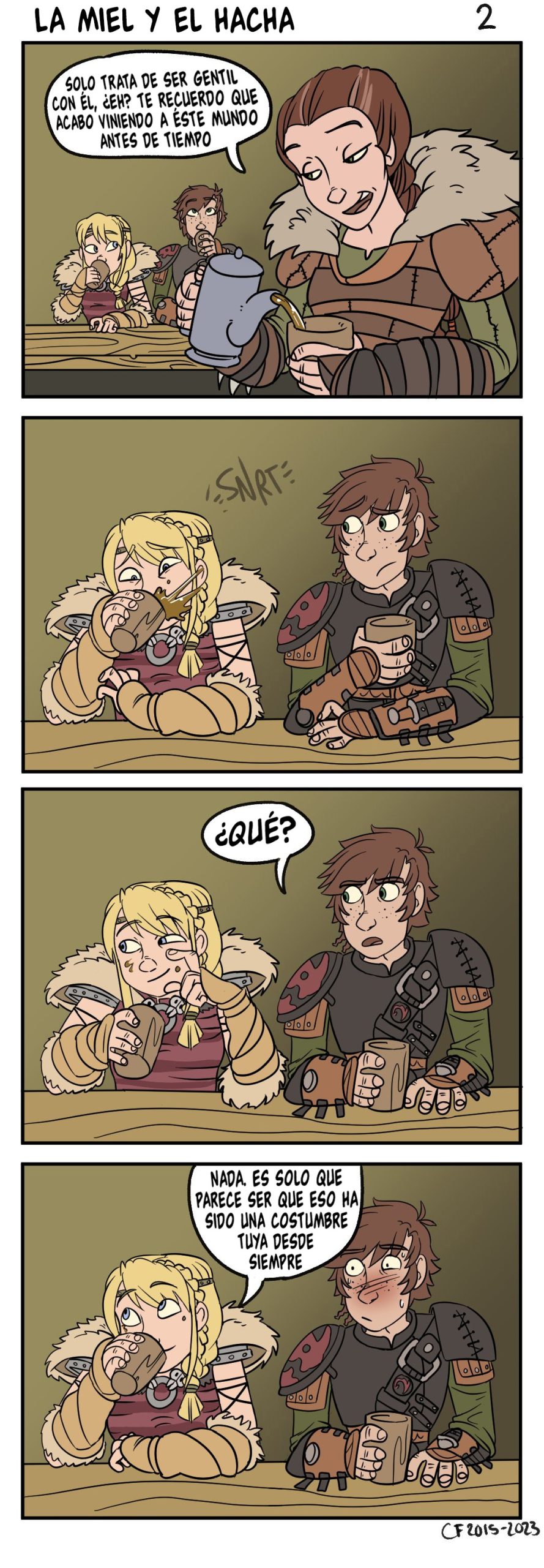 Comic Porno [ChromosomeFarm] La Miel & El Hacha (HTTYD) (#5)