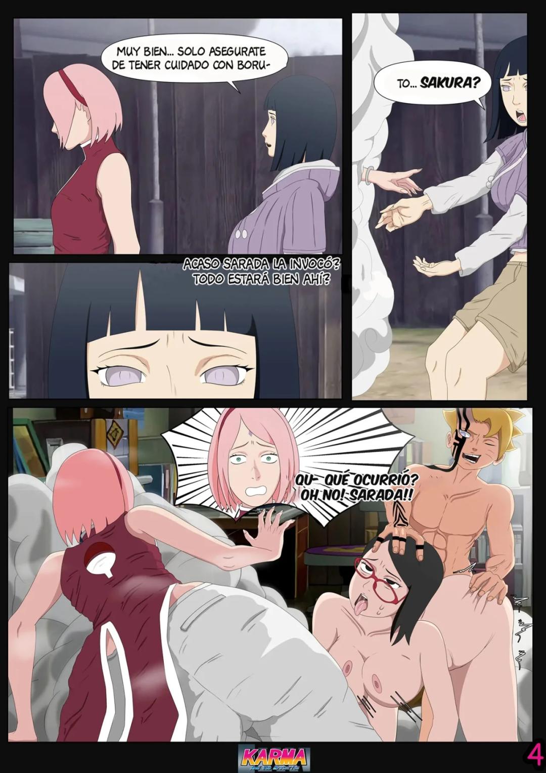 Comic Porno [Erogakure] KARMA And Its MYSTERIES 2 (Boruto) (#5)