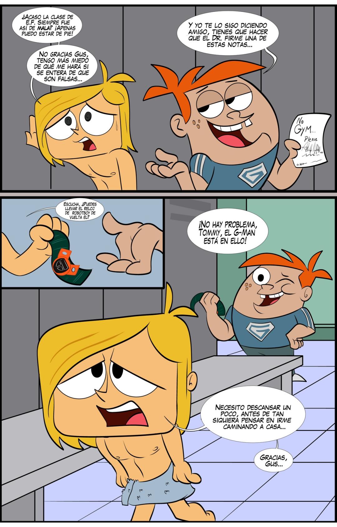 Comic Porno [Ameizing Lewds] Size Does Matter (Robotboy) (#4)
