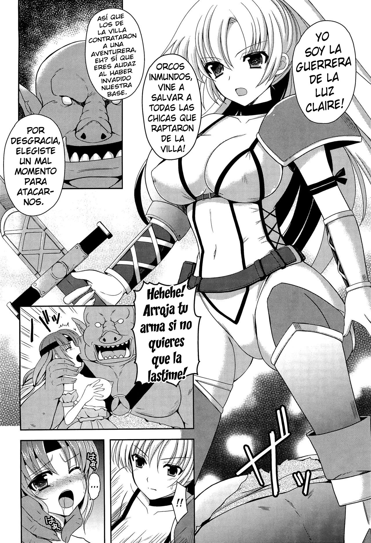 Comic Porno [Chococornet (Tenro Aya)] Fuck The Female Warrior (#4)